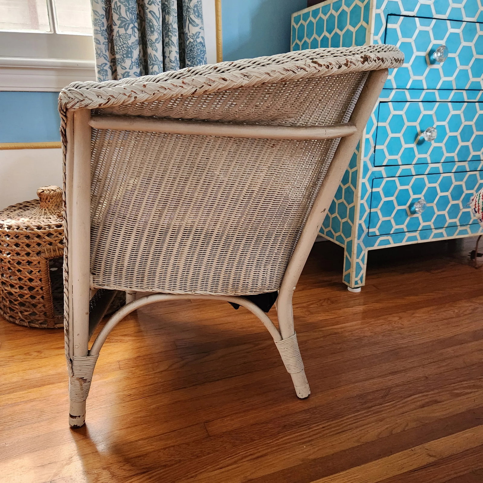1930s Lloyd Loom Country Porch Chair - 3