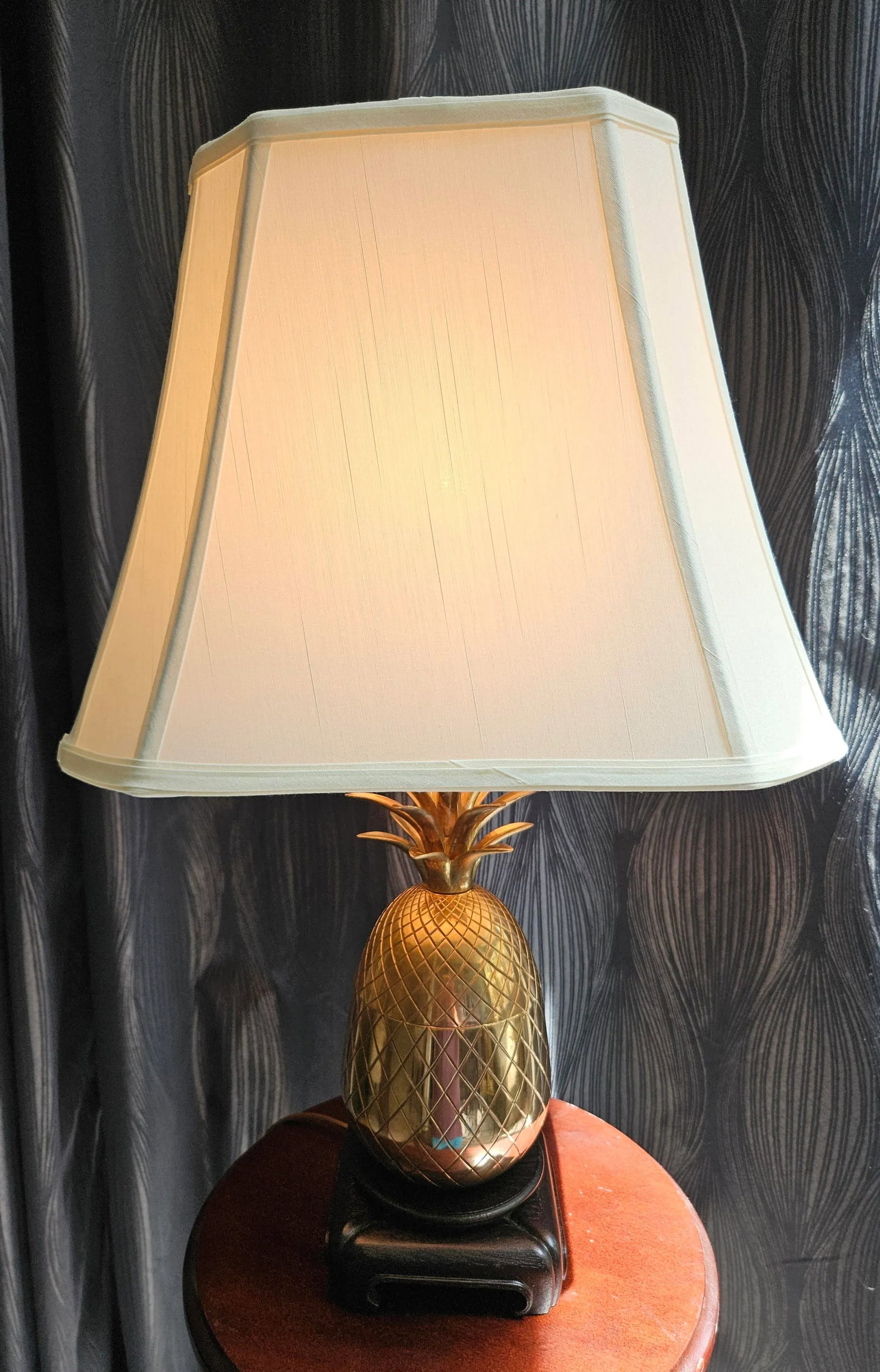 Brass Pineapple Lamp - 2