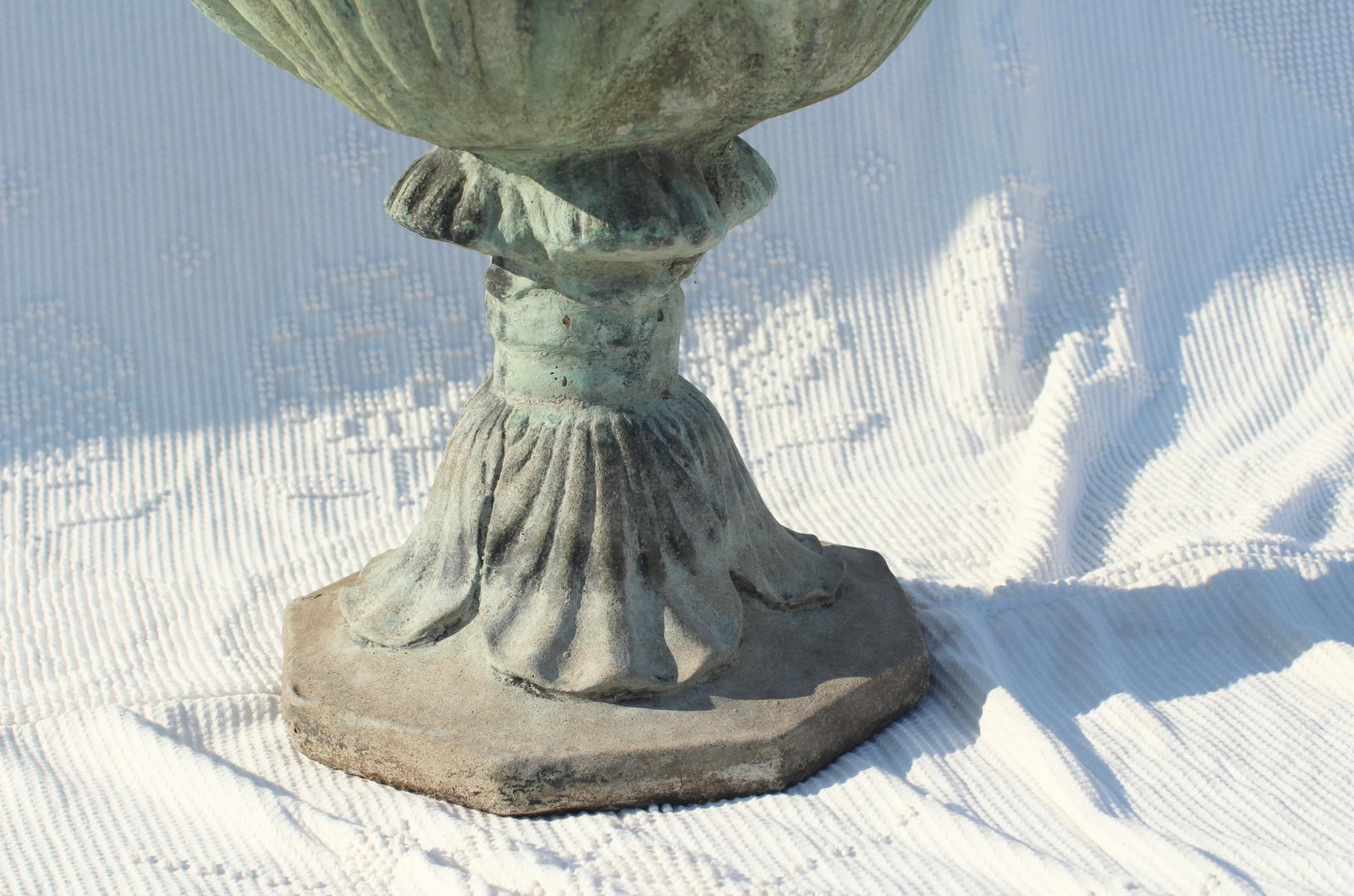 Mid 20th Century Seashell Concrete Planter - 5