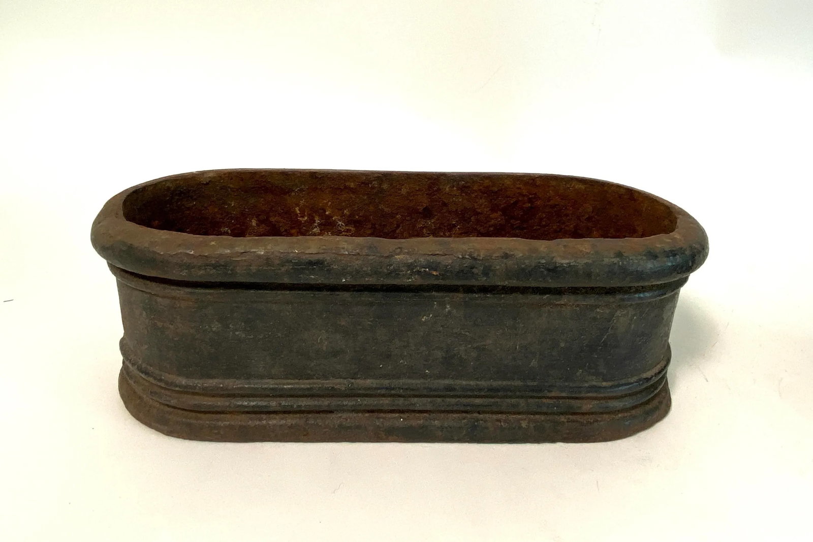 Antique French Cast Iron Jardinieres Planters - A Pair - 4