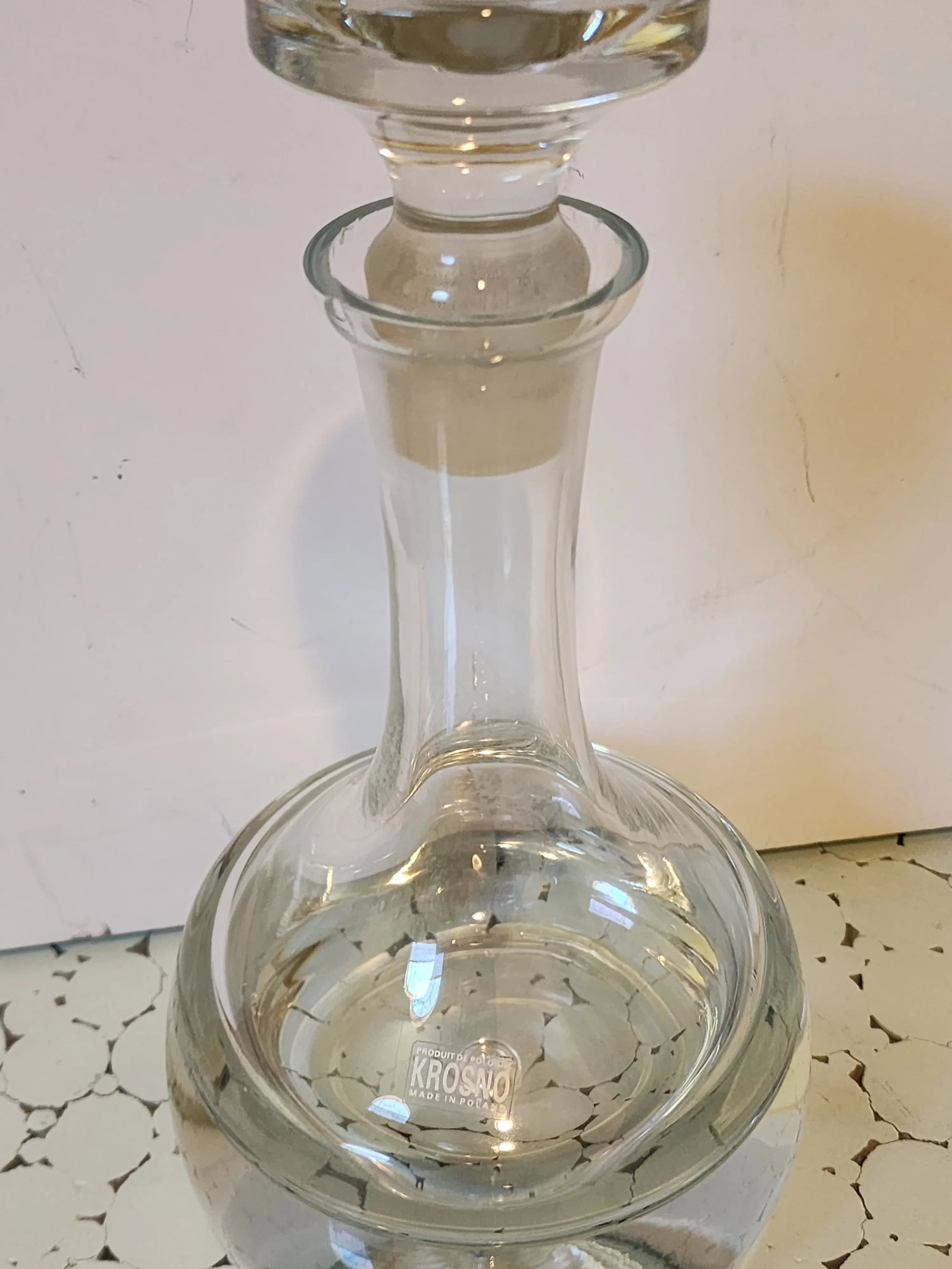 Vintage Krosno Crystal Decanter - 4