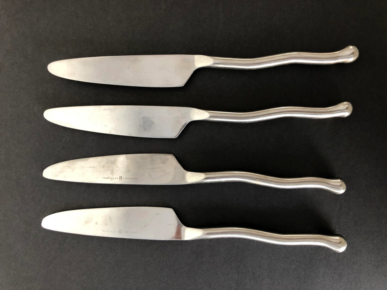 Gourmet Settings Exotique Platinum Stainless Knives S-4 - 3