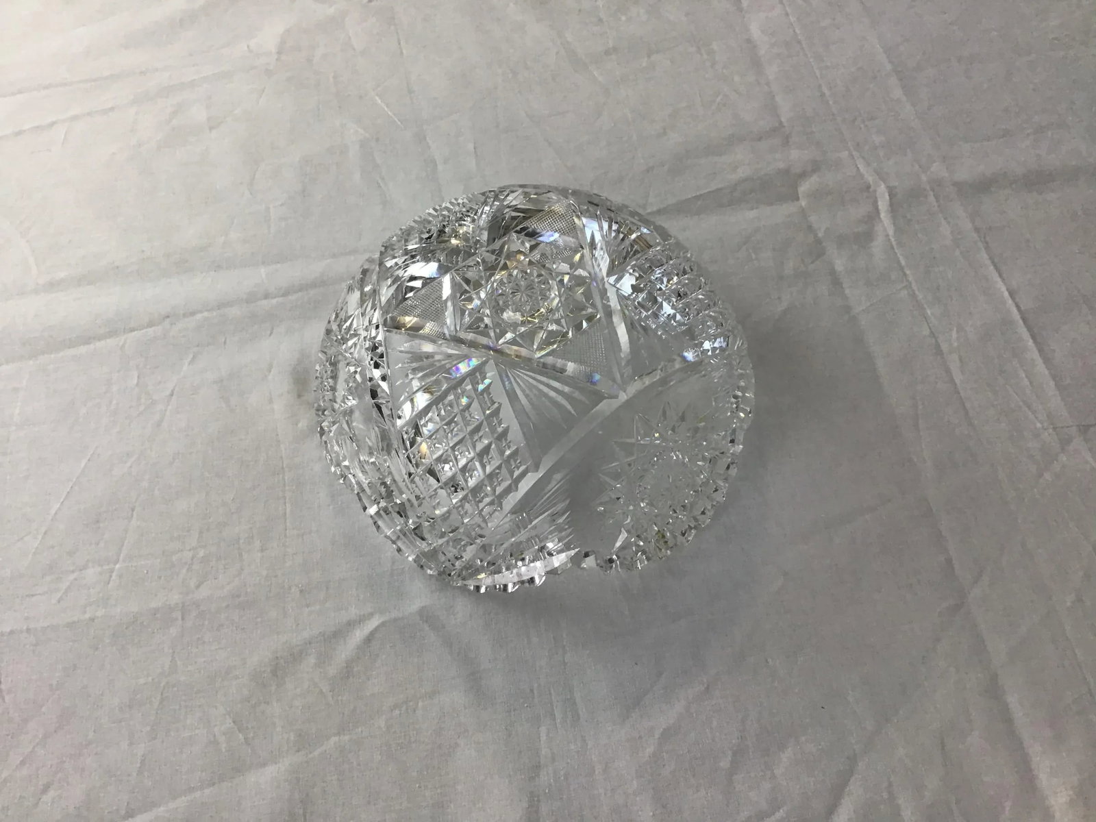 Brilliant Period Cut Glass Bowl - 2
