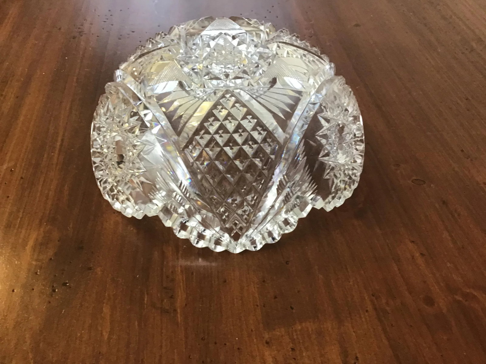 Brilliant Period Cut Glass Bowl - 7