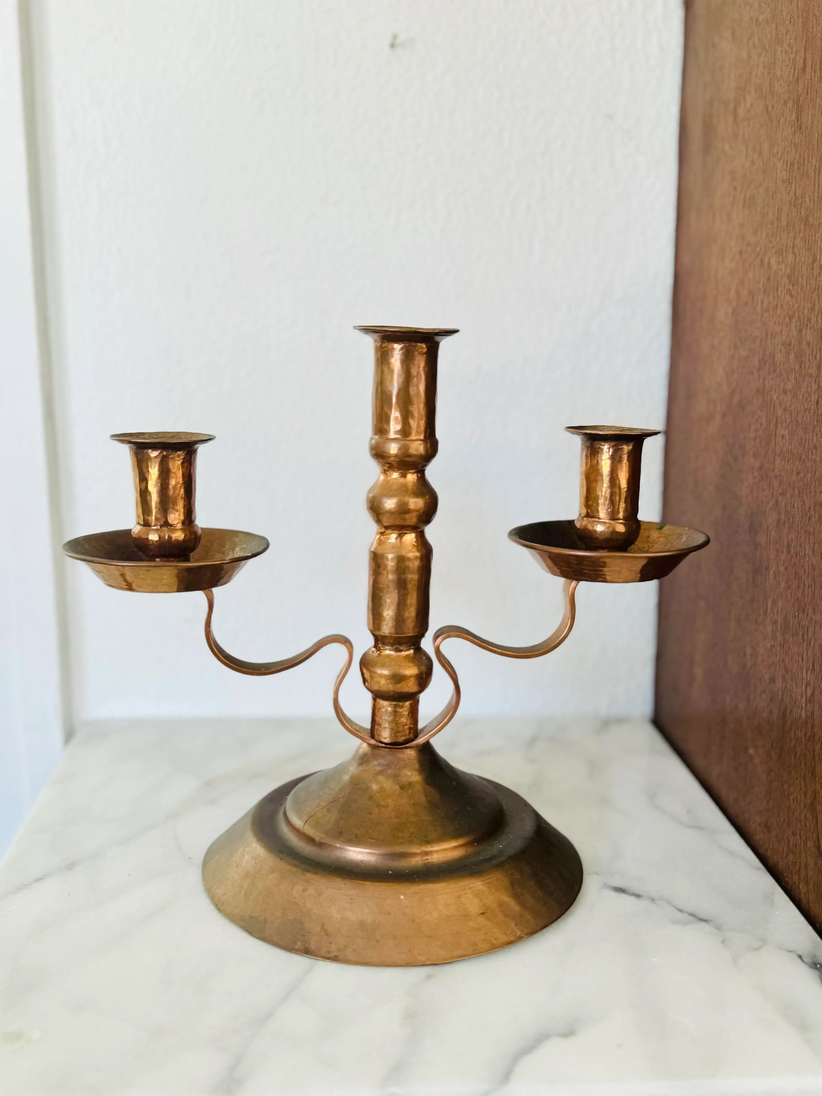 Vintage Copper Candelabra - 5