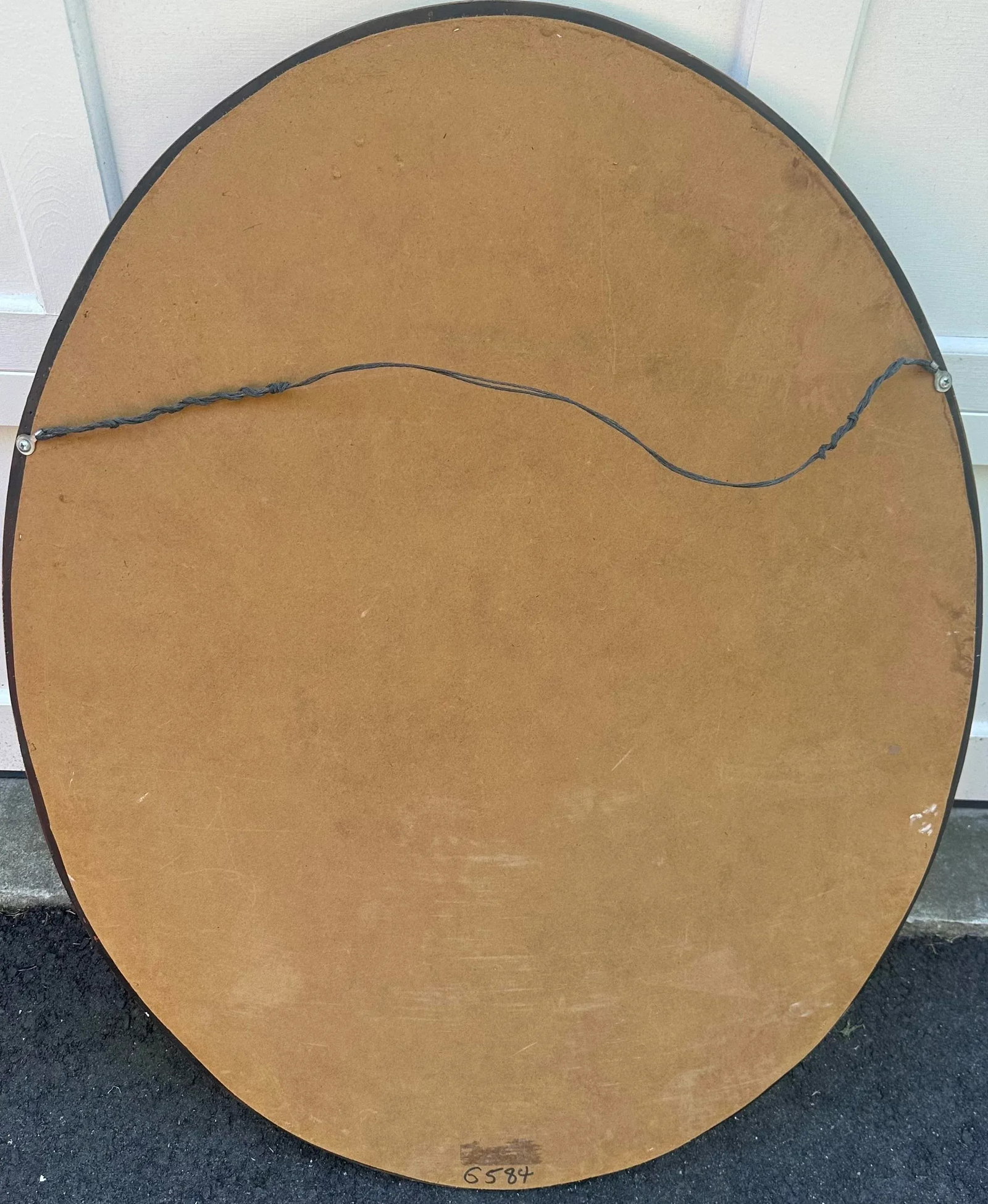 Mirror Fair Carved Oval Giltwood Mirror by Stephen Cavallo - 2