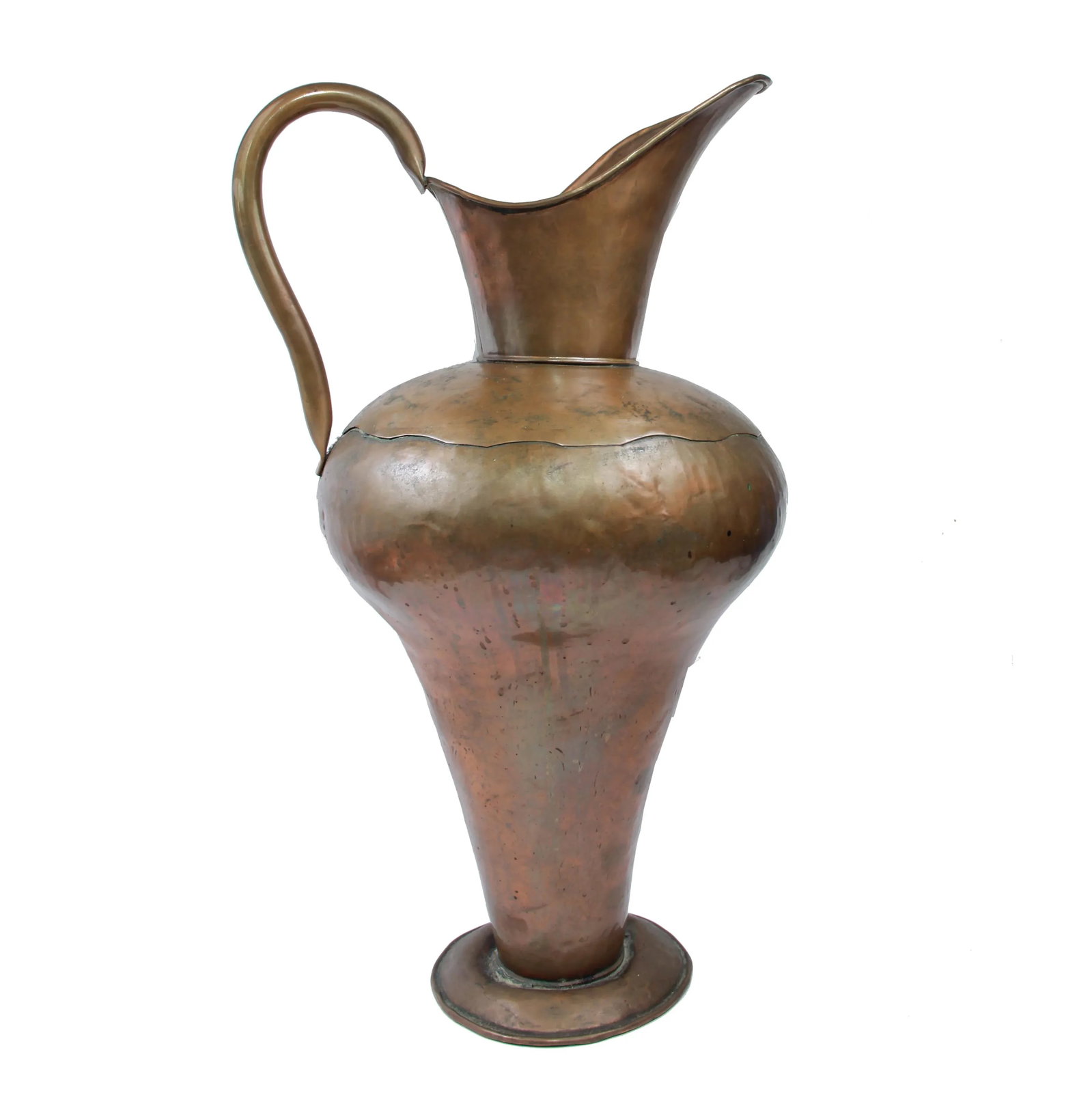 Early 1900s Arts and Crafts Copper Pitcher - 3