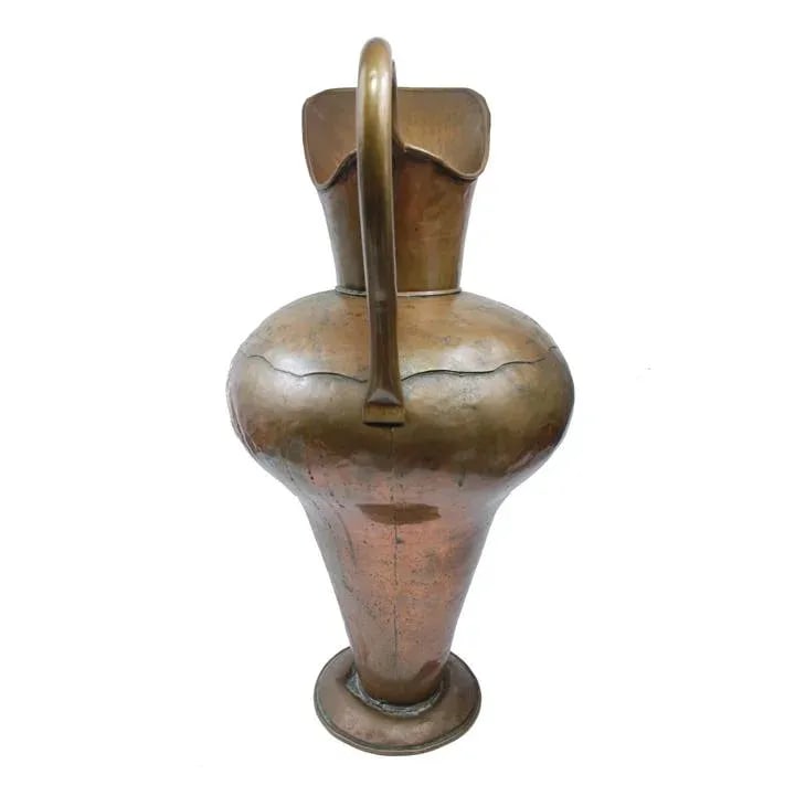 Early 1900s Arts and Crafts Copper Pitcher - 4
