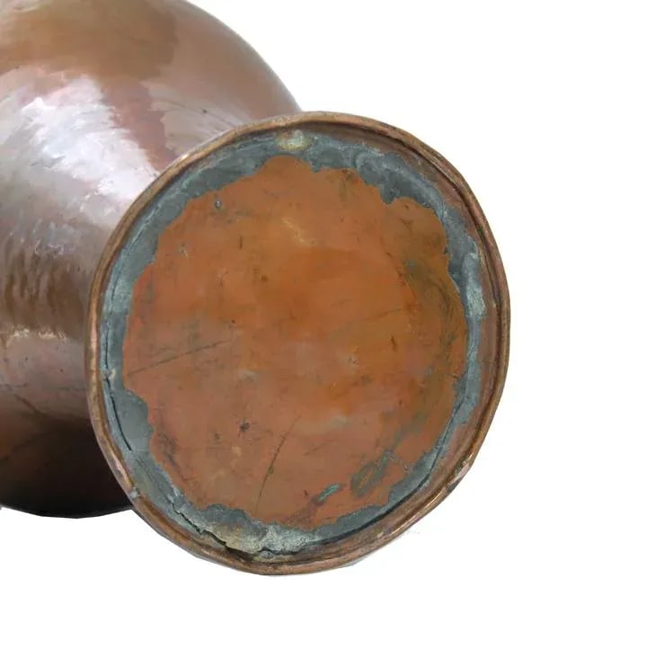 Early 1900s Arts and Crafts Copper Pitcher - 6