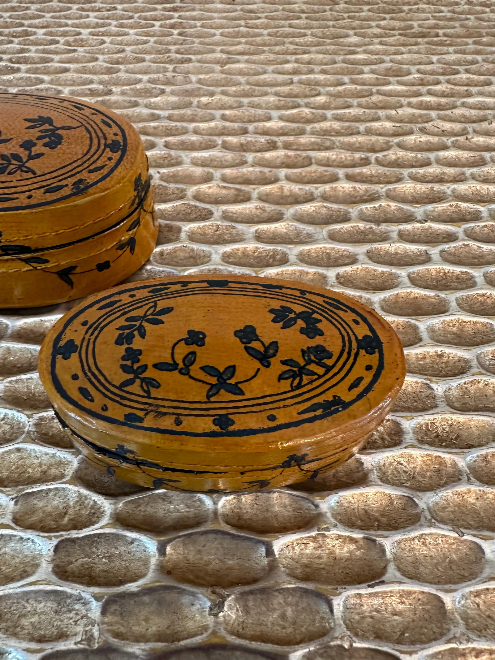 Vintage 1990s Lacquered Nesting Boxes - Set of 4 - 5