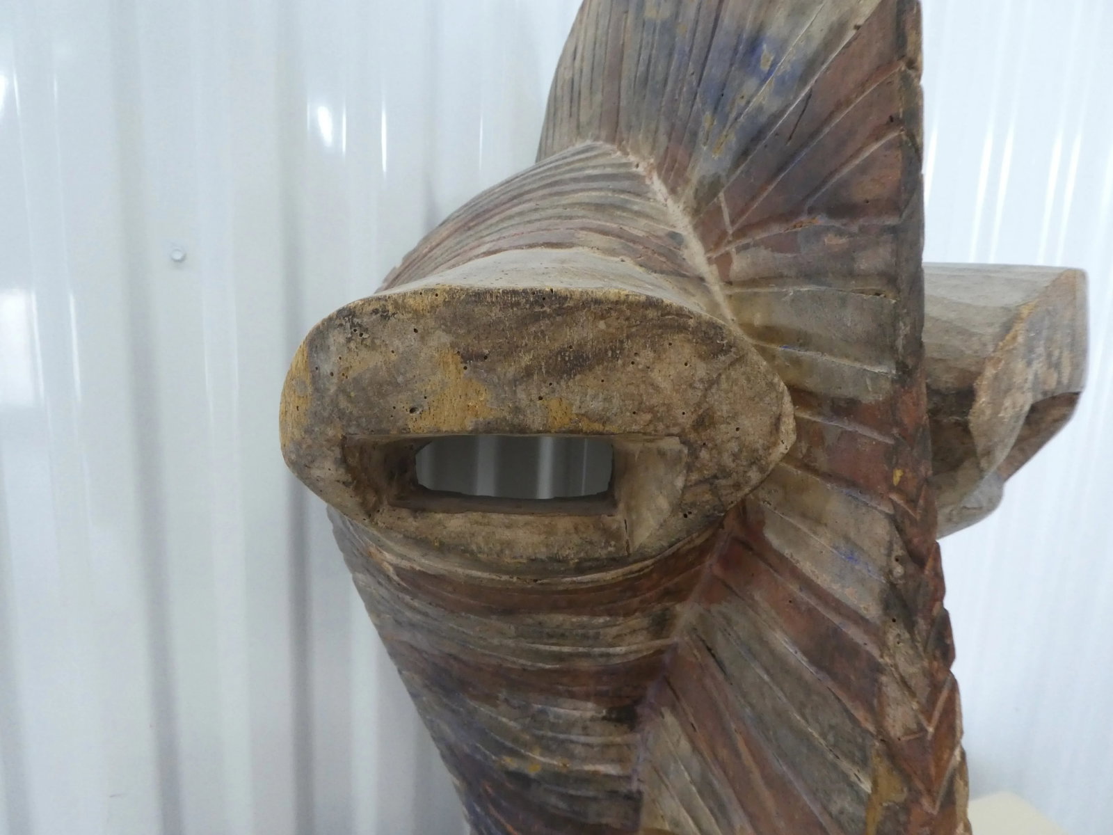 African Songye Mid Century Hand Carved Wooden Tribal Mask - 7
