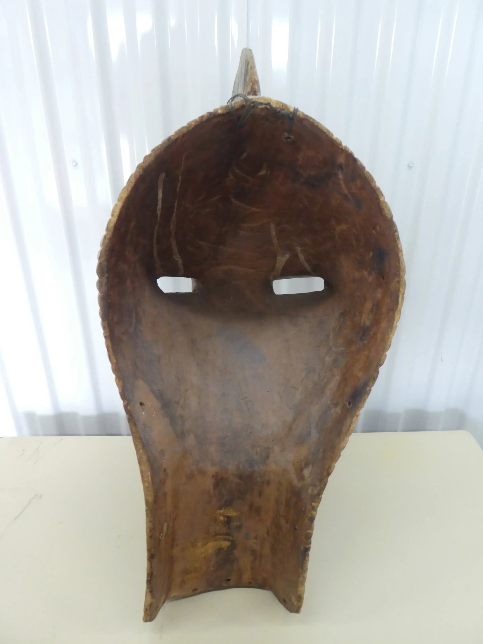 African Songye Mid Century Hand Carved Wooden Tribal Mask - 9