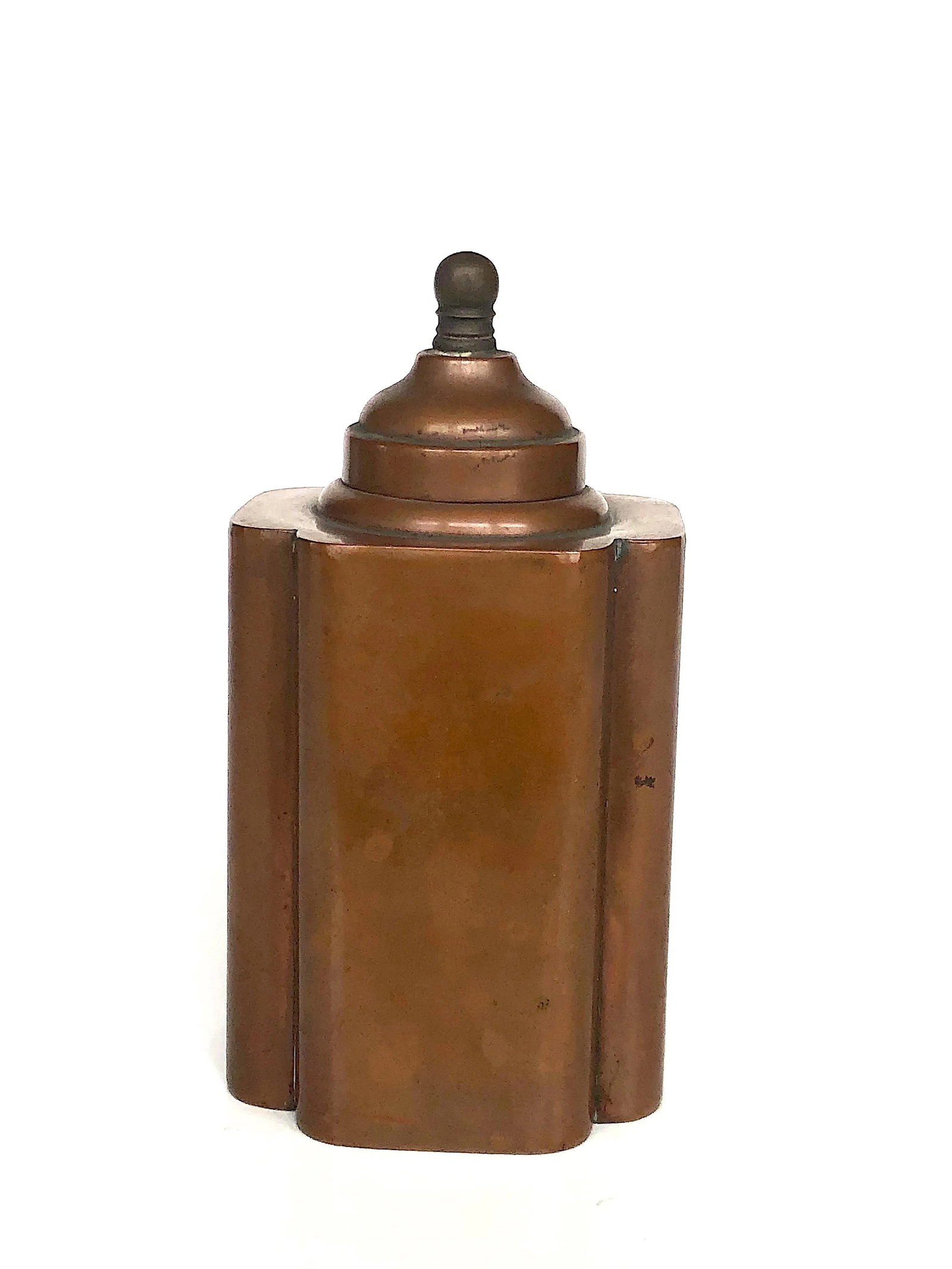 Early 20th Century Vintage Copper Tea Caddy Stash Box - 12