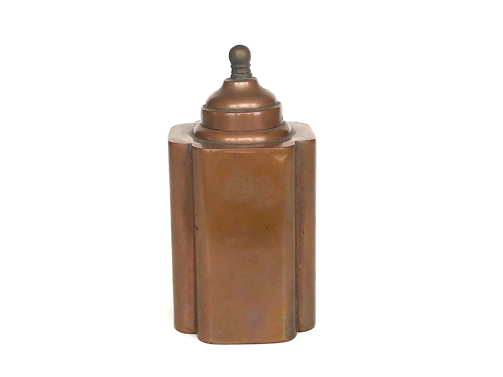 Early 20th Century Vintage Copper Tea Caddy Stash Box - 3