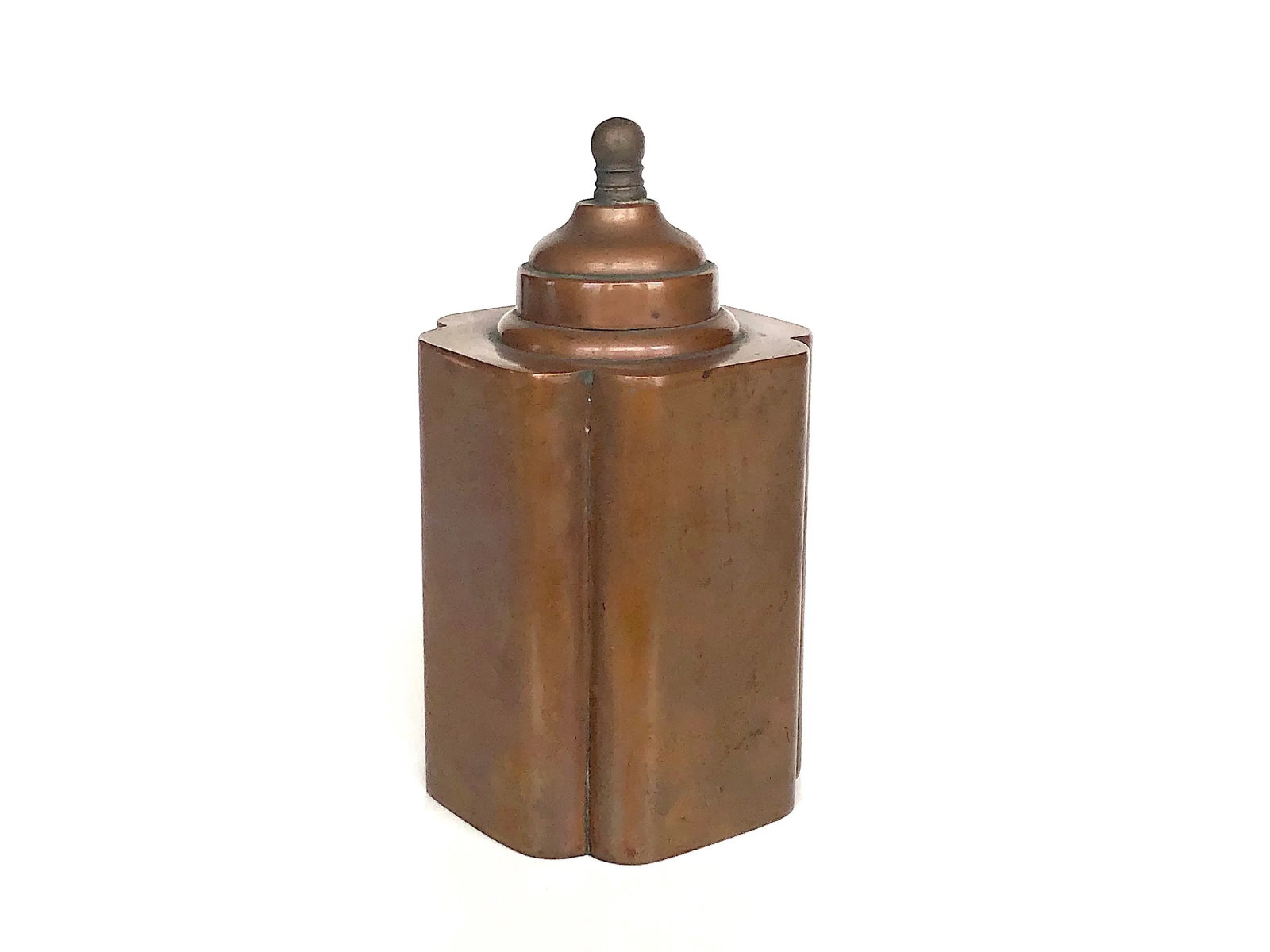 Early 20th Century Vintage Copper Tea Caddy Stash Box - 4