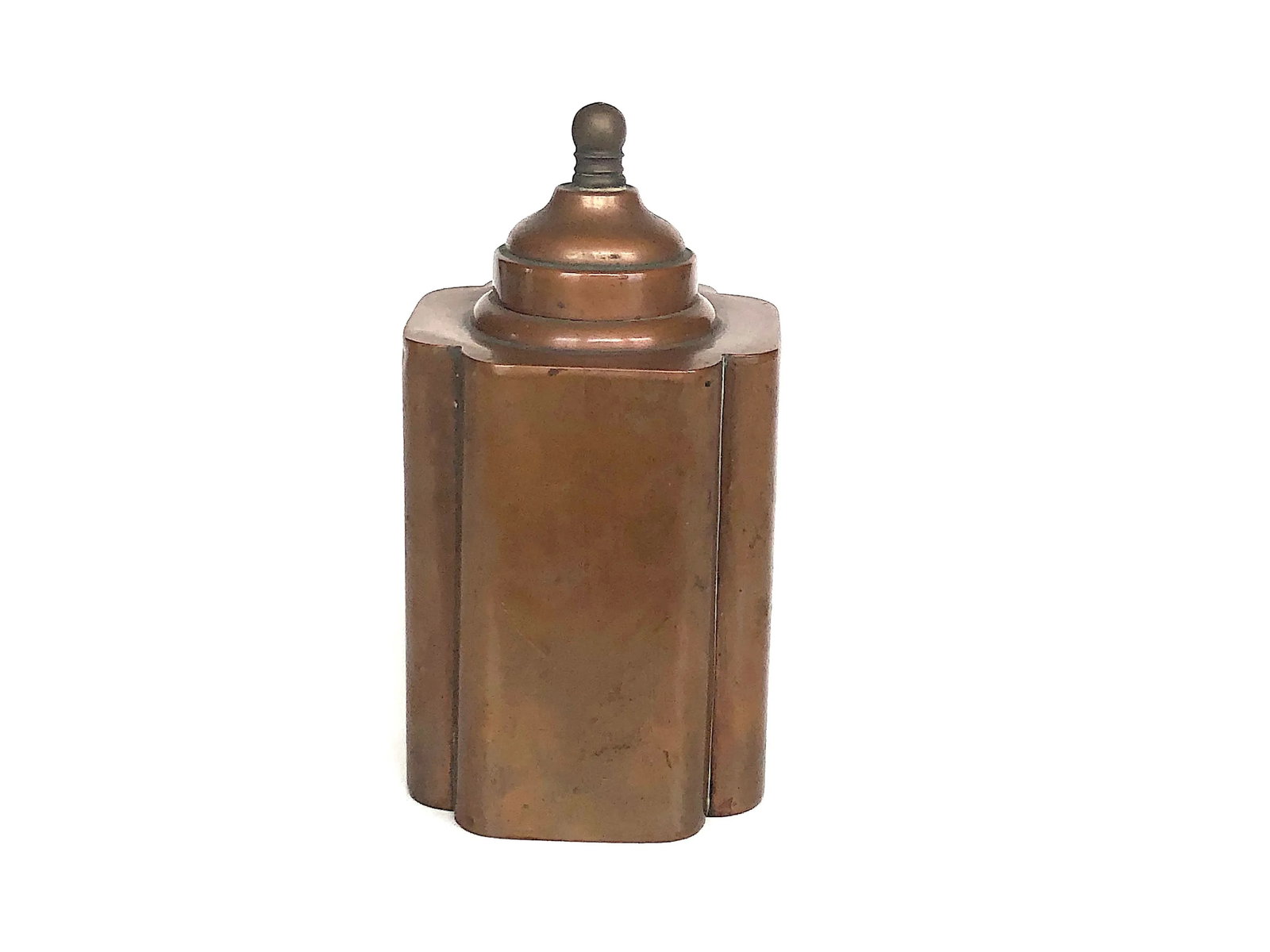 Early 20th Century Vintage Copper Tea Caddy Stash Box - 5