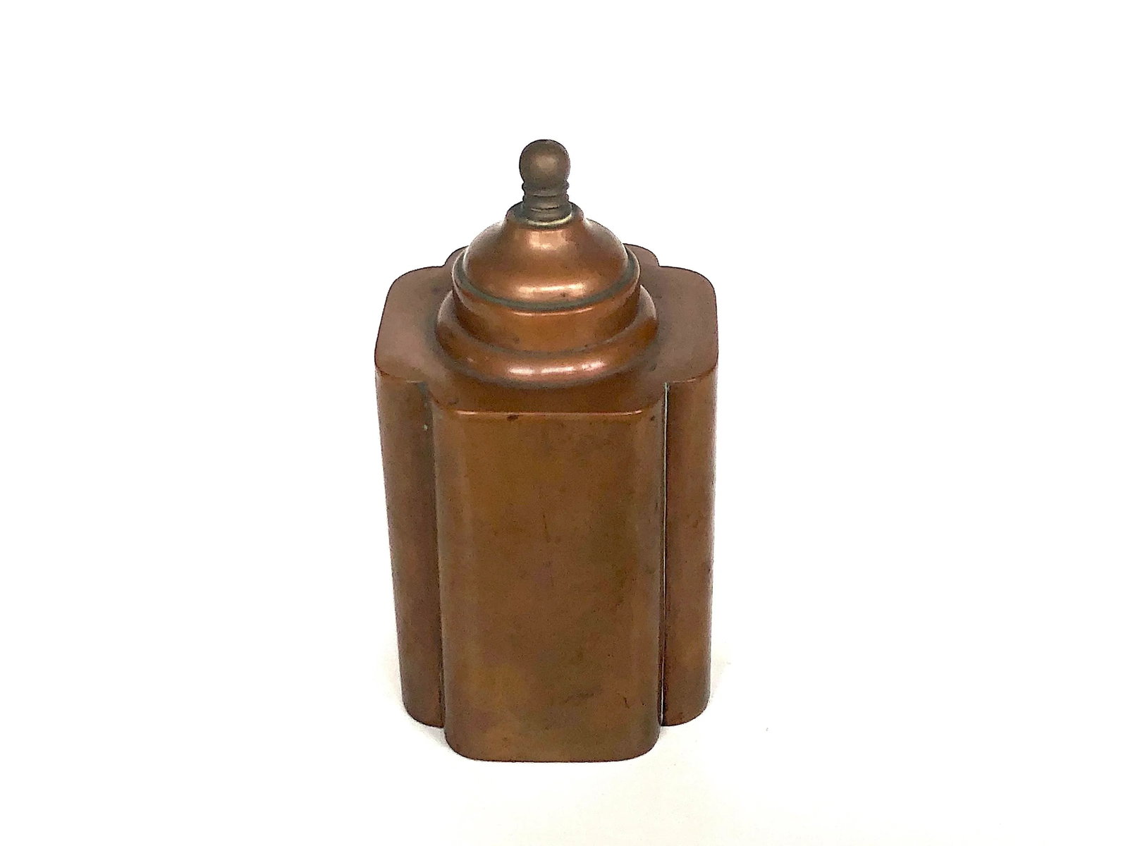 Early 20th Century Vintage Copper Tea Caddy Stash Box - 6
