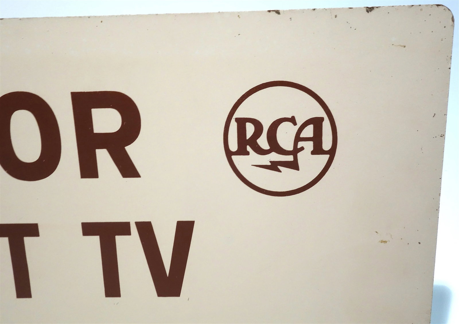 Mid 20th C. RCA TV Advertising Sign - 3