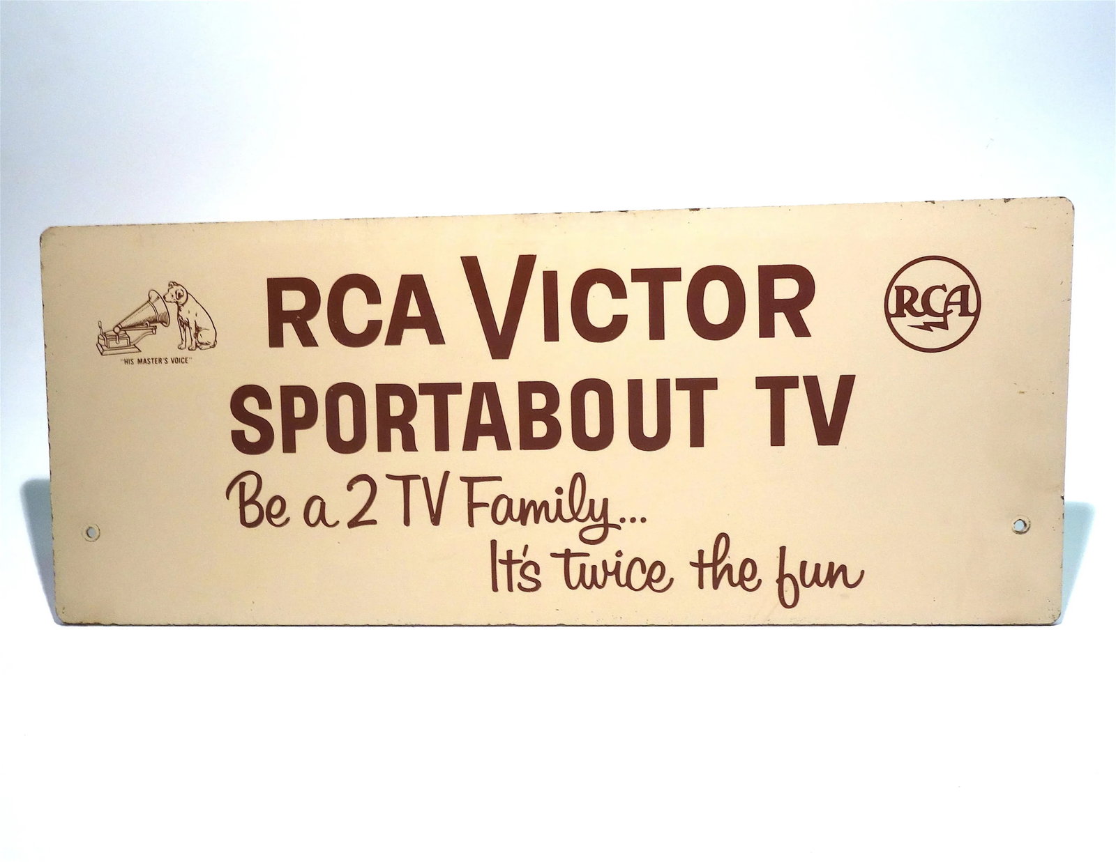 Mid 20th C. RCA TV Advertising Sign - 6
