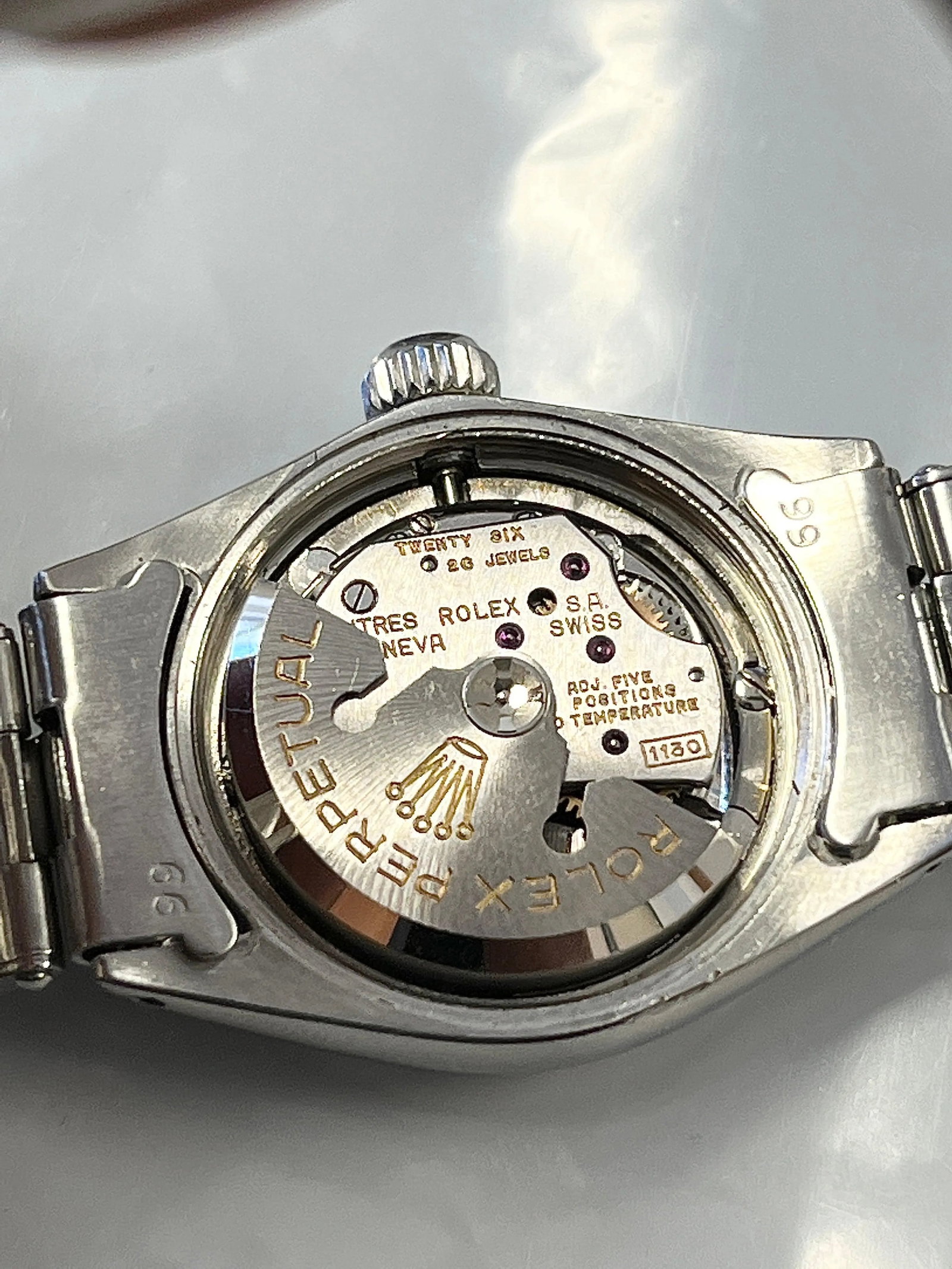 Vintage Rolex Oyster Perpetual 6623 Women's 25mm Dial Watch in Steel - 5