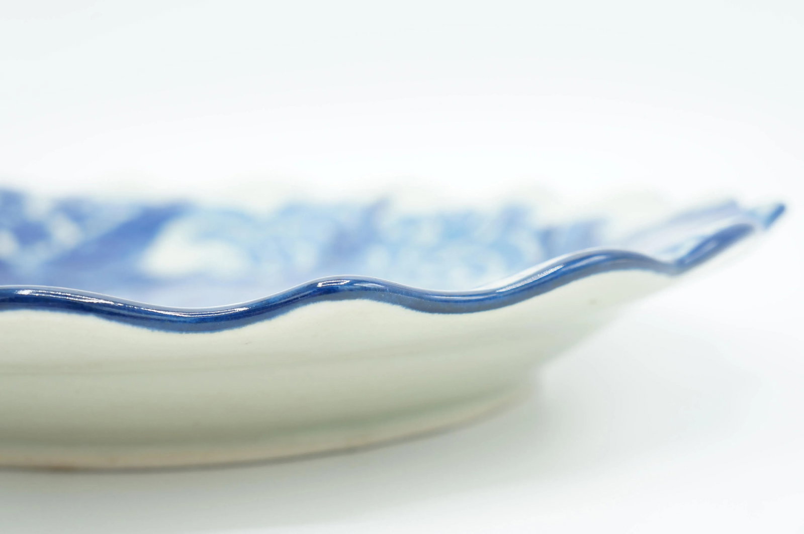 Late 19th Century Ironstone Blue and White Town Scene Plate - 4
