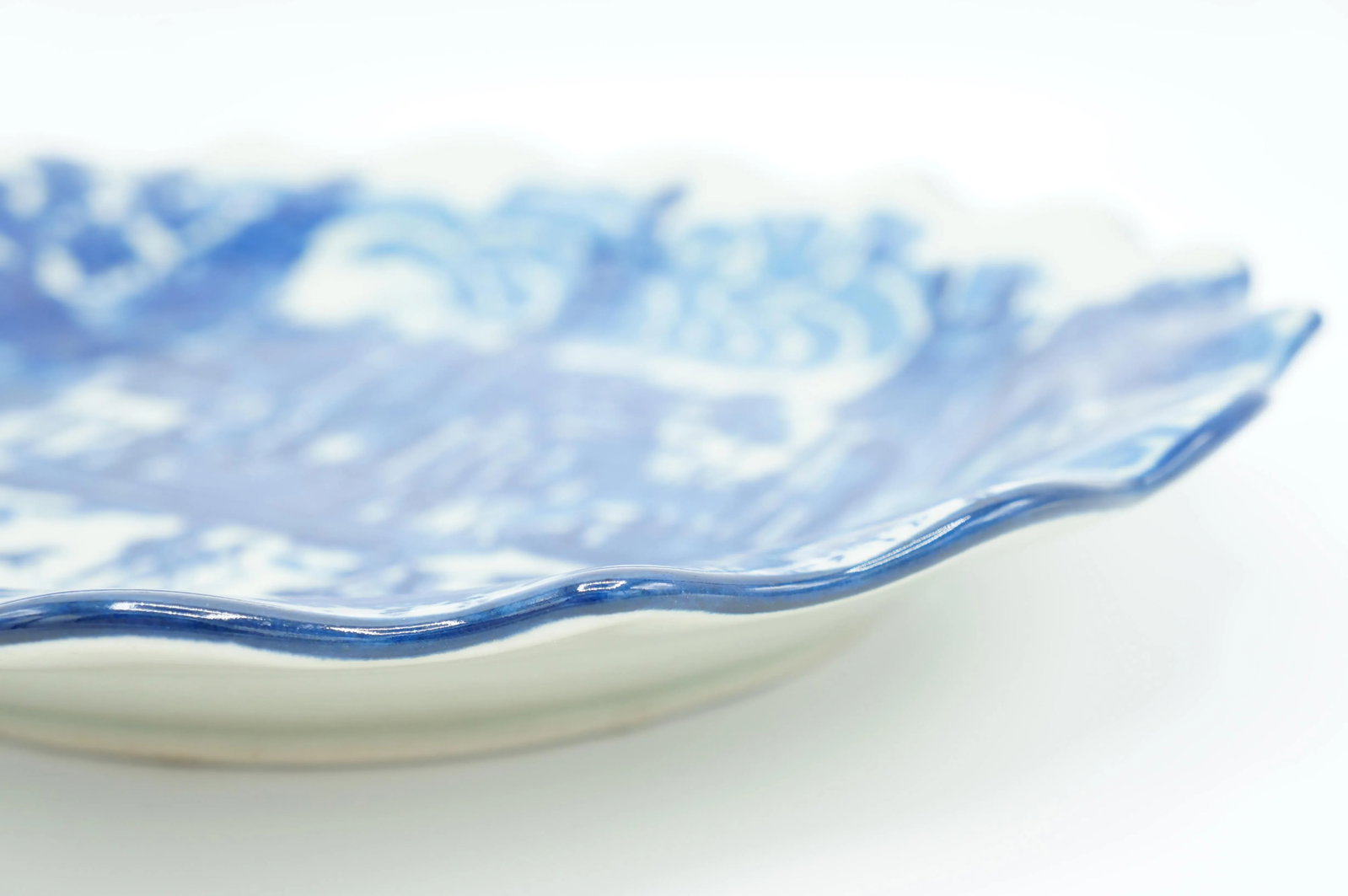 Late 19th Century Ironstone Blue and White Town Scene Plate - 6