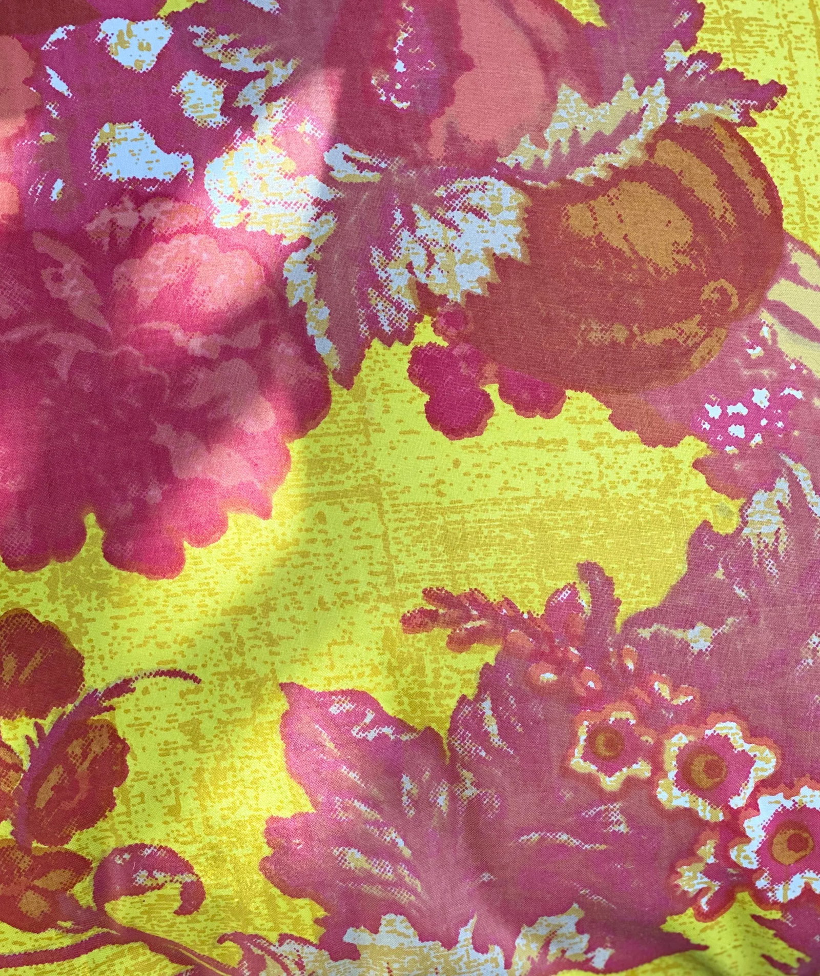 1970's Pop Art Classic Floral Pillows - a Pair - 5