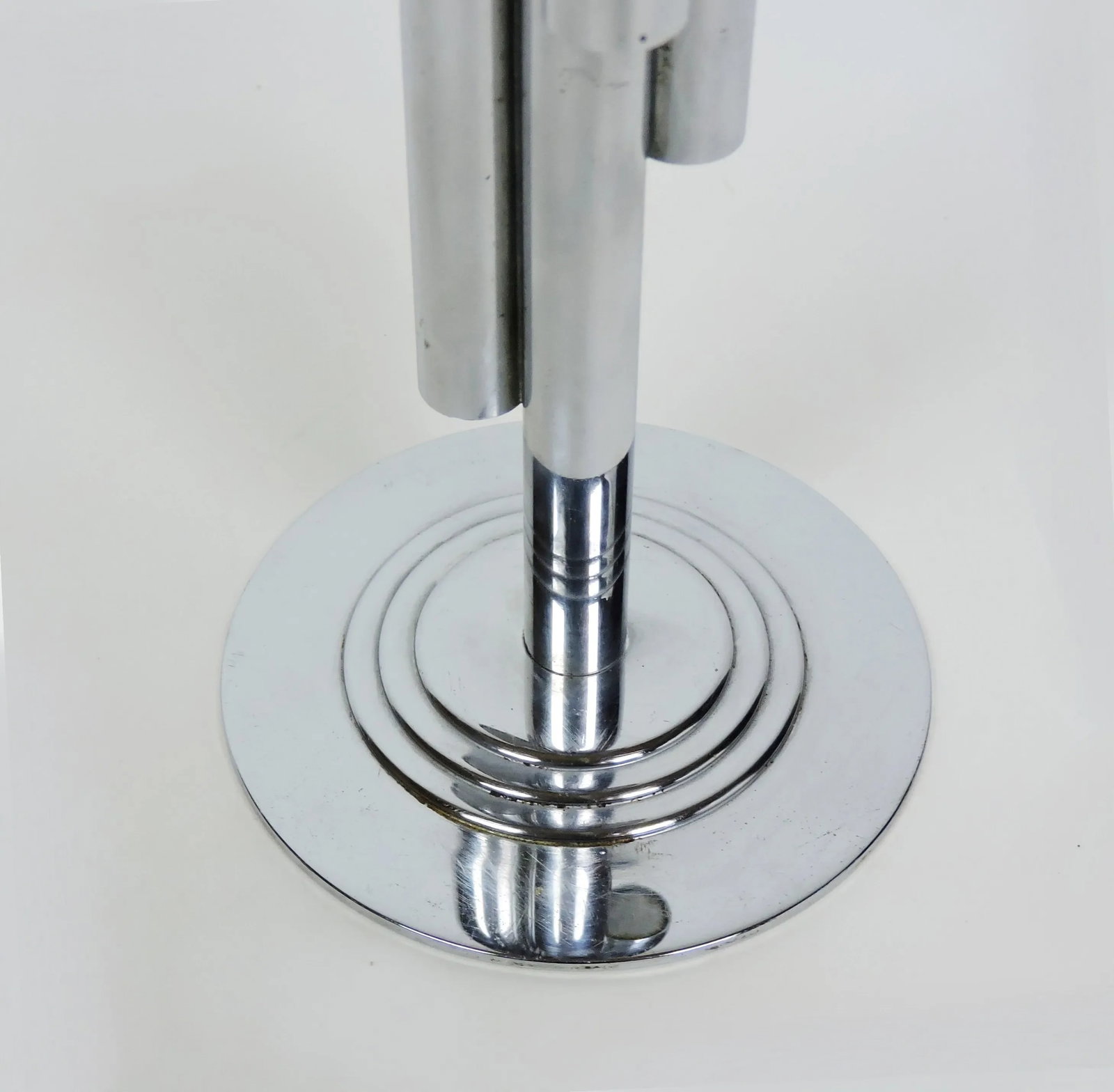 1930s Art Deco Chase Tubular Chrome Bud Vase by Ruth & William Gerth - 6