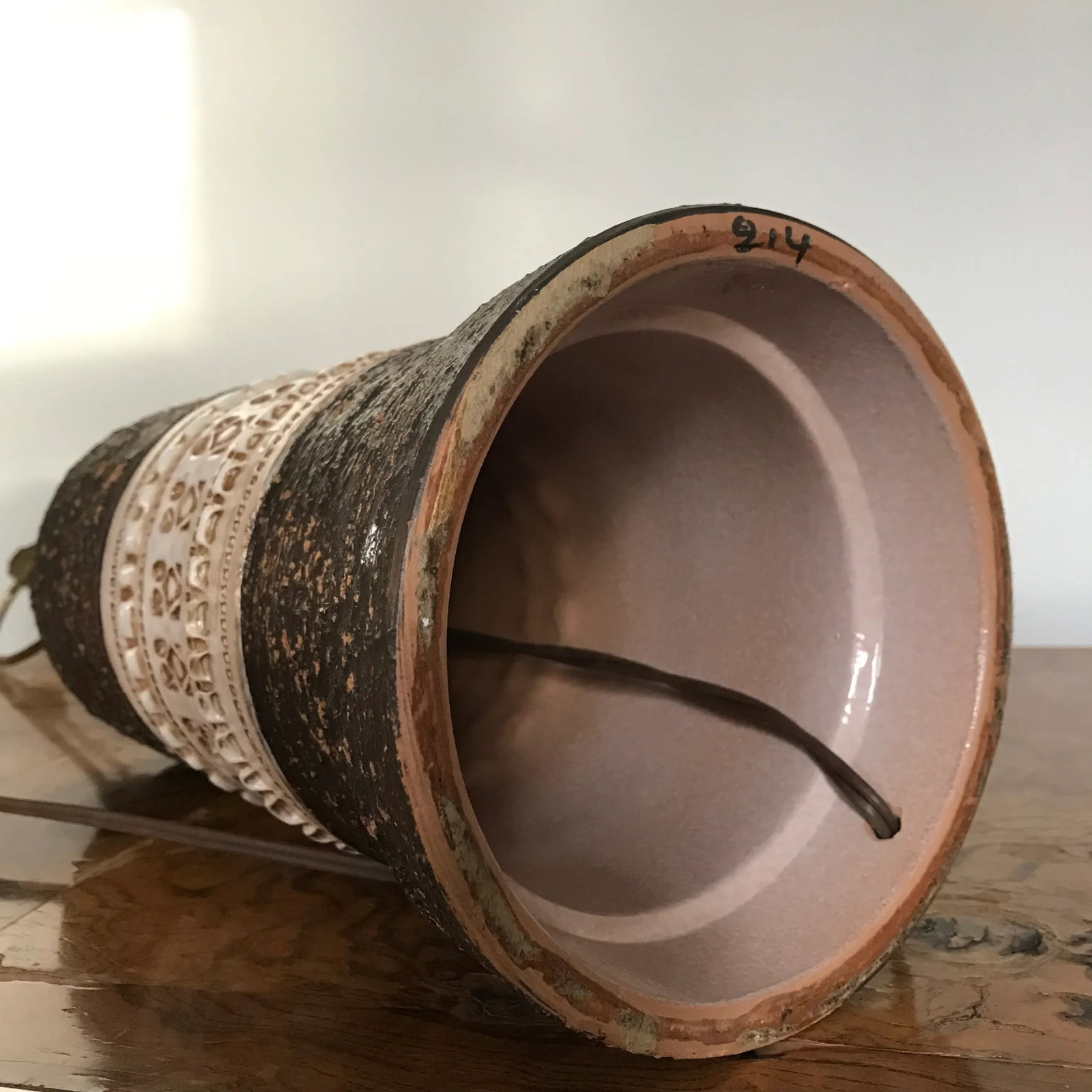 Italian Pottery Lamp by Nuovo Rinascimento - 7