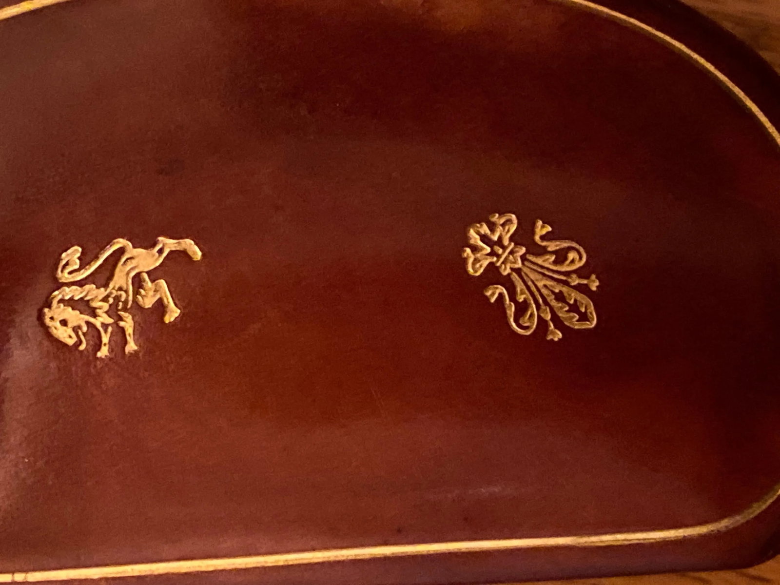 Vintage Handmade Leather Small Trinket Box Made in Firenze Italy - 6