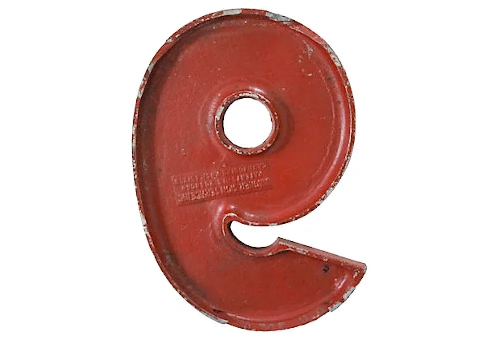 Vintage Metal Drive-In Number 9 - 2
