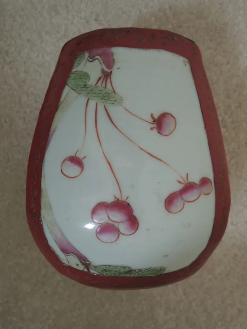 1950s Japanese Lacquer Box Red Jewelry Box - 10