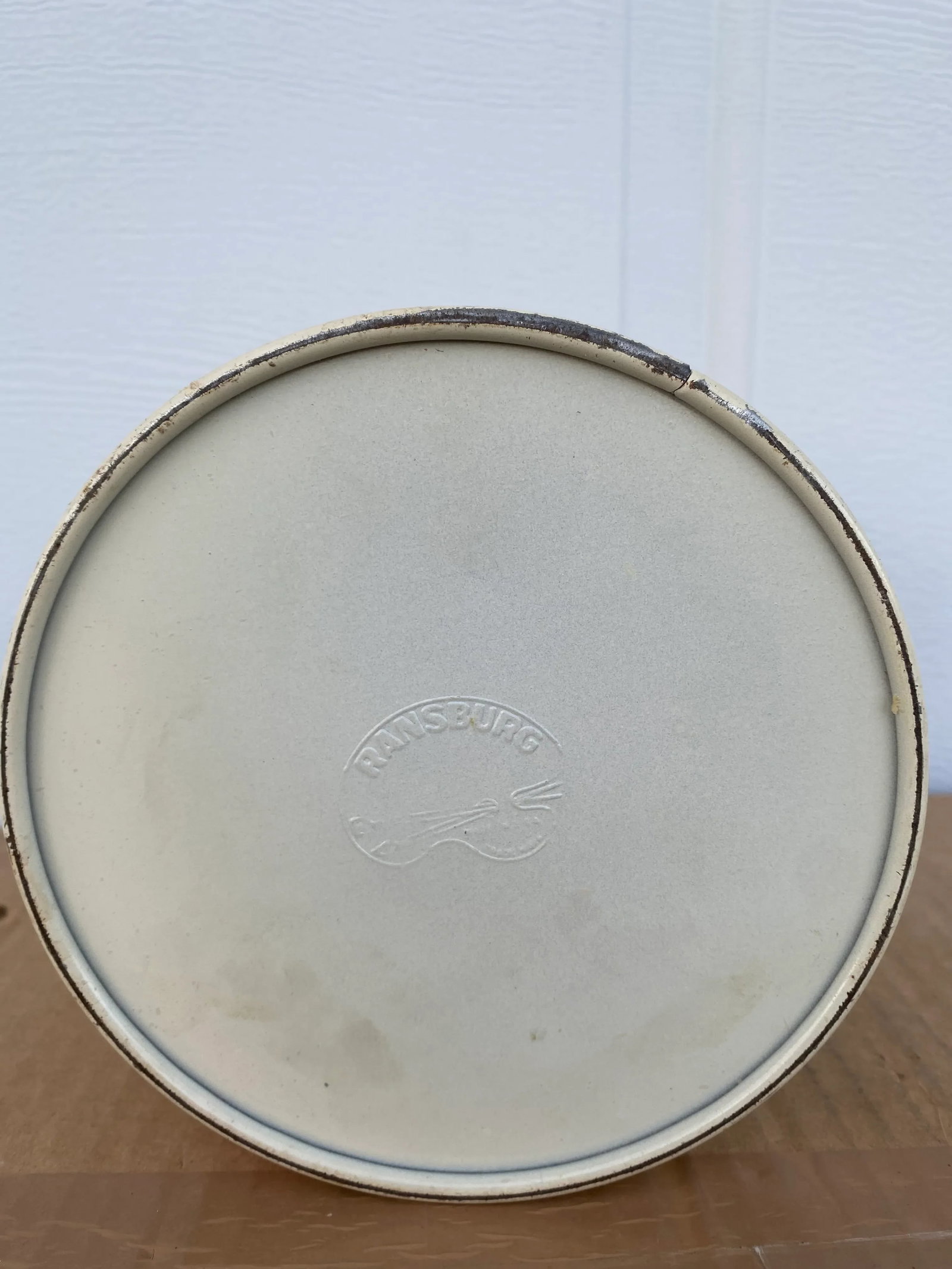 Mid 20th Century Ransburg Floral Tin Canister - 5