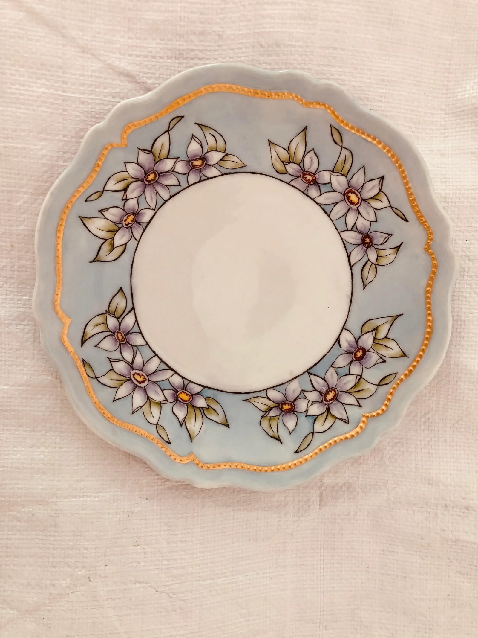 1900?s O& E G Austria Porcelain Floral Plate - 4