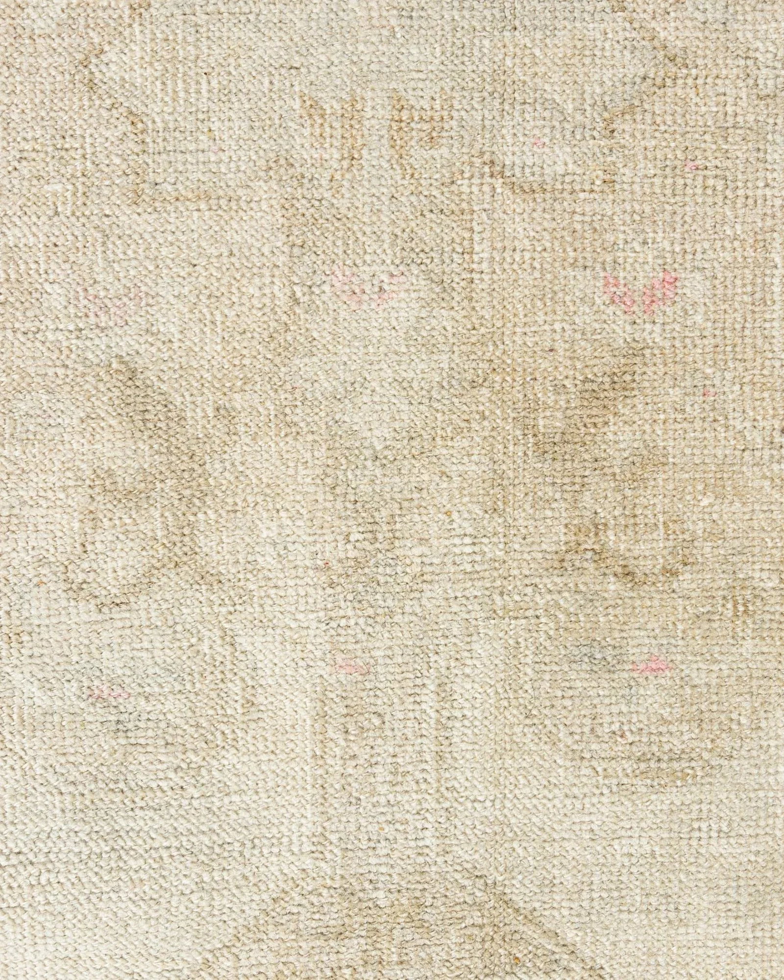 Vintage Circa 1940 Turkish Oushak Area Rug 4'7 X 7' - 10