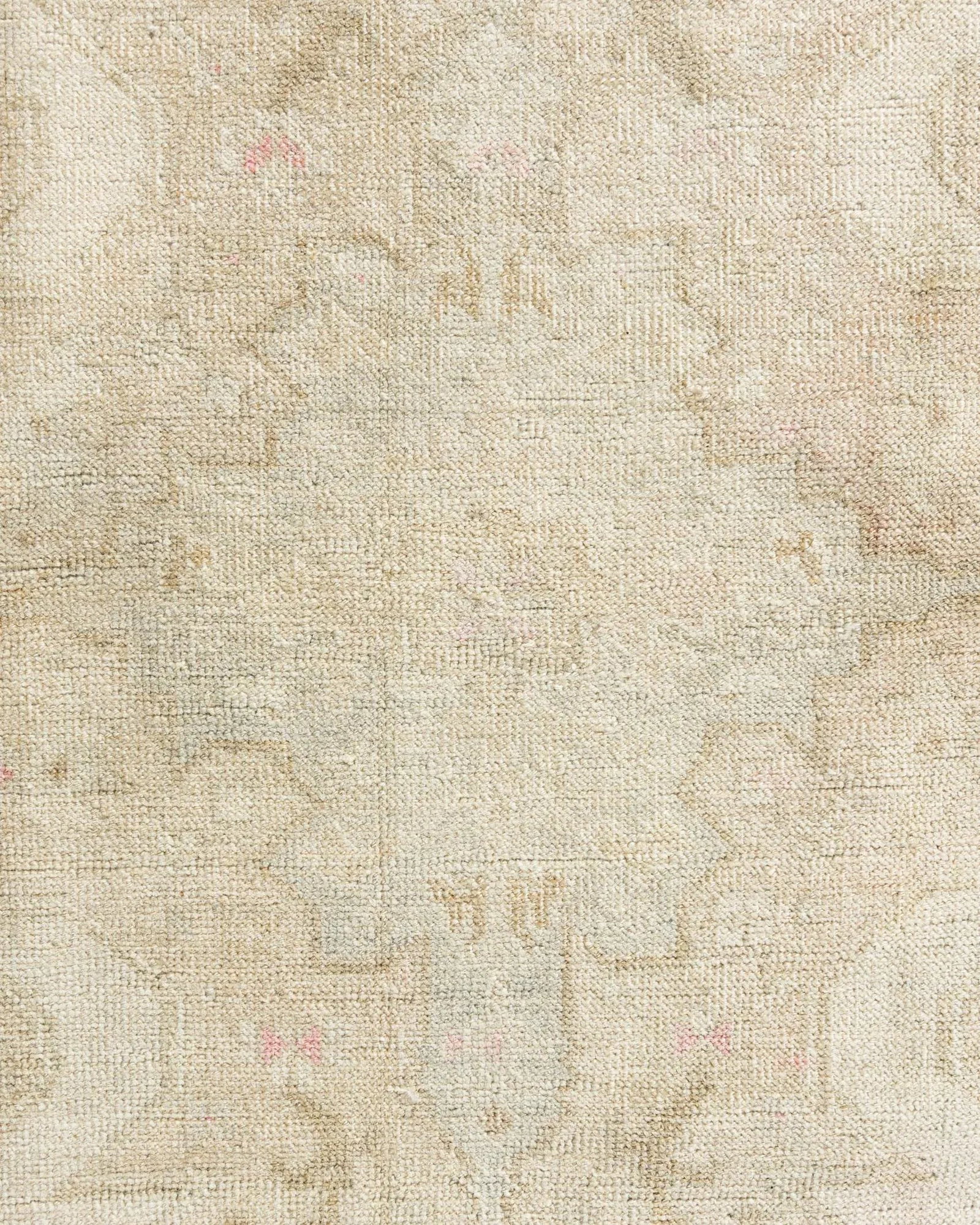 Vintage Circa 1940 Turkish Oushak Area Rug 4'7 X 7' - 11