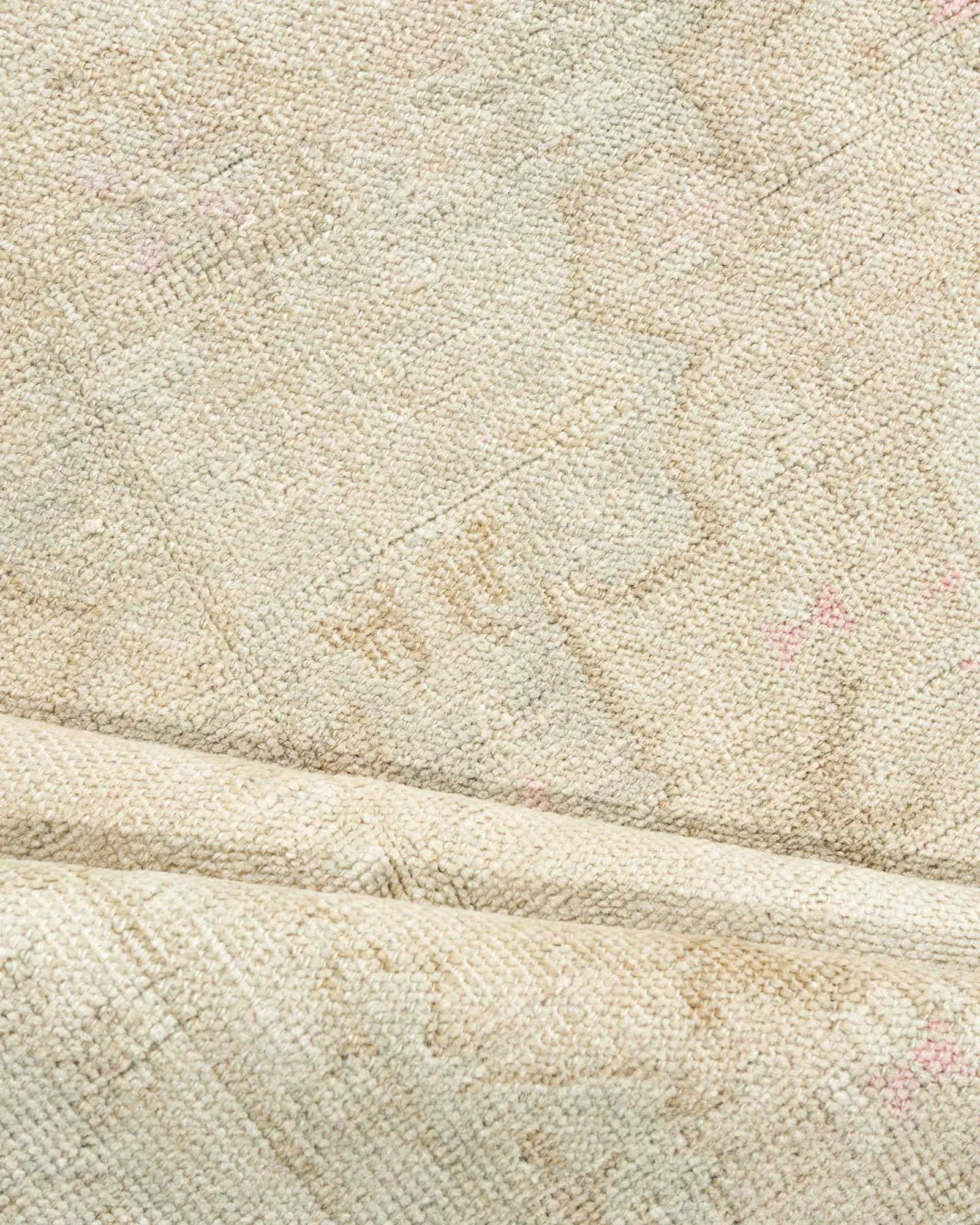 Vintage Circa 1940 Turkish Oushak Area Rug 4'7 X 7' - 5