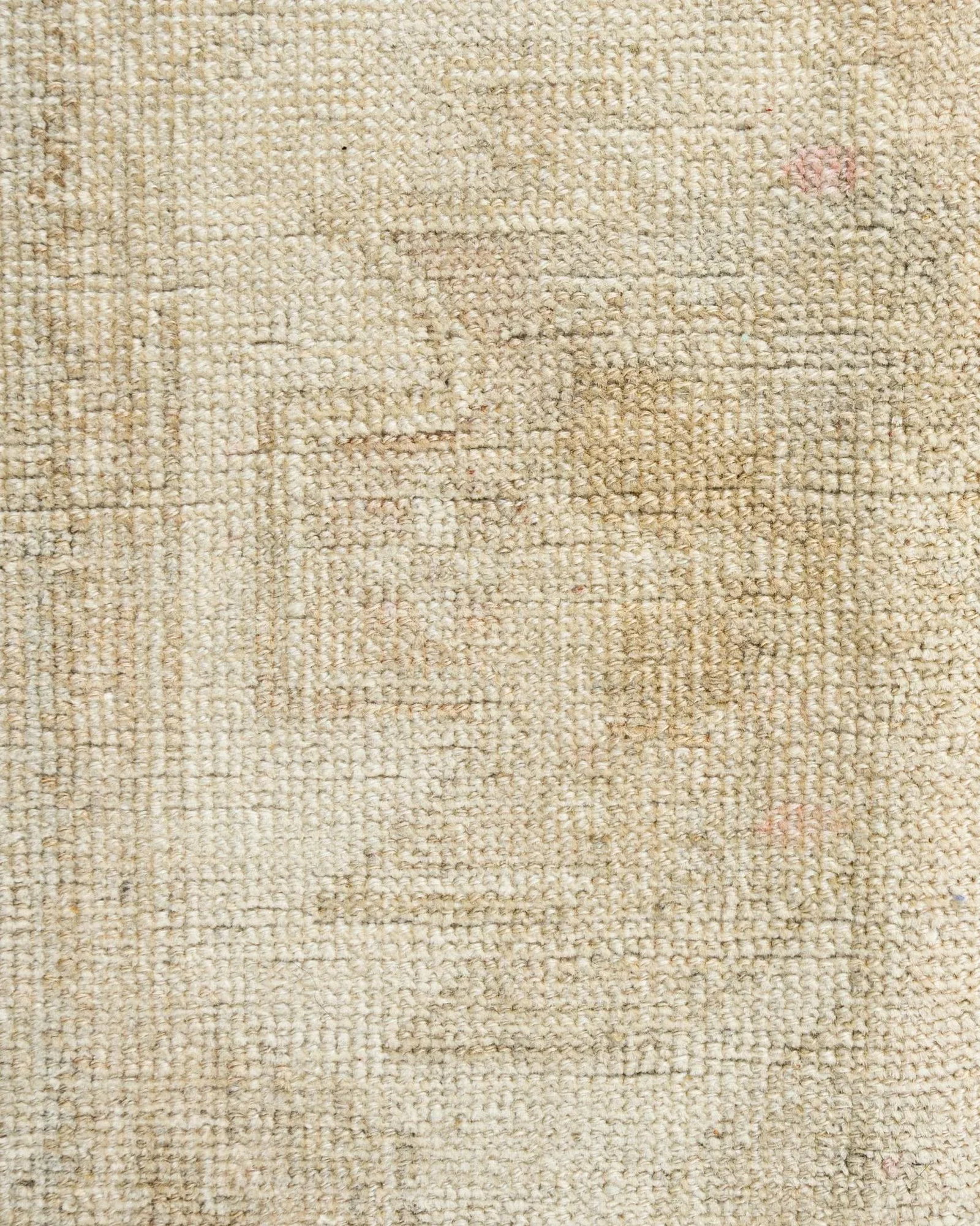 Vintage Circa 1940 Turkish Oushak Area Rug 4'7 X 7' - 7