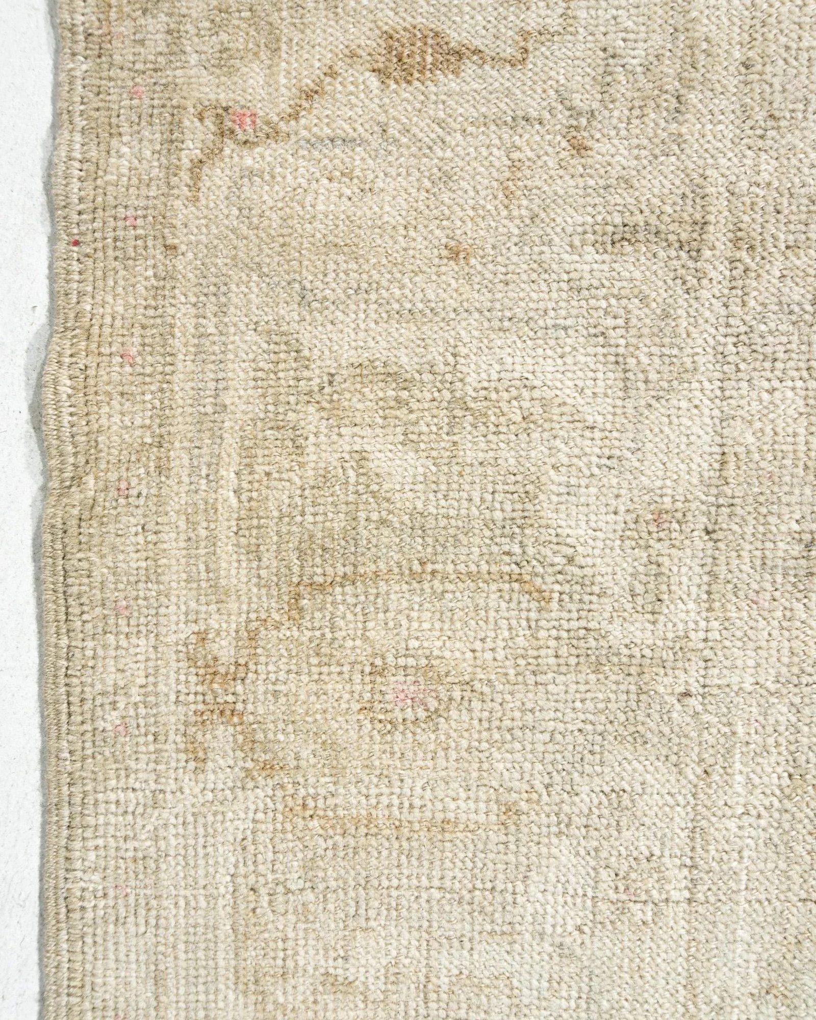 Vintage Circa 1940 Turkish Oushak Area Rug 4'7 X 7' - 8