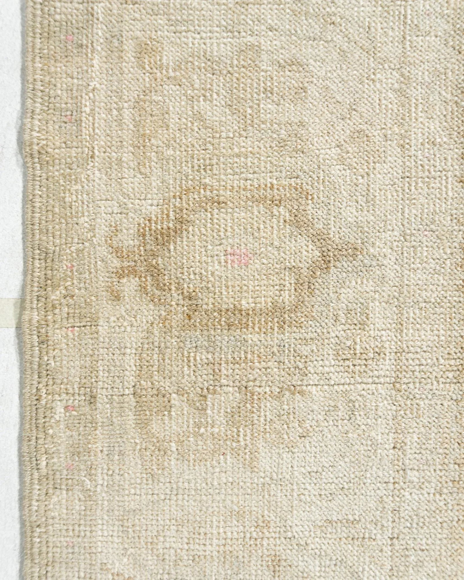 Vintage Circa 1940 Turkish Oushak Area Rug 4'7 X 7' - 9