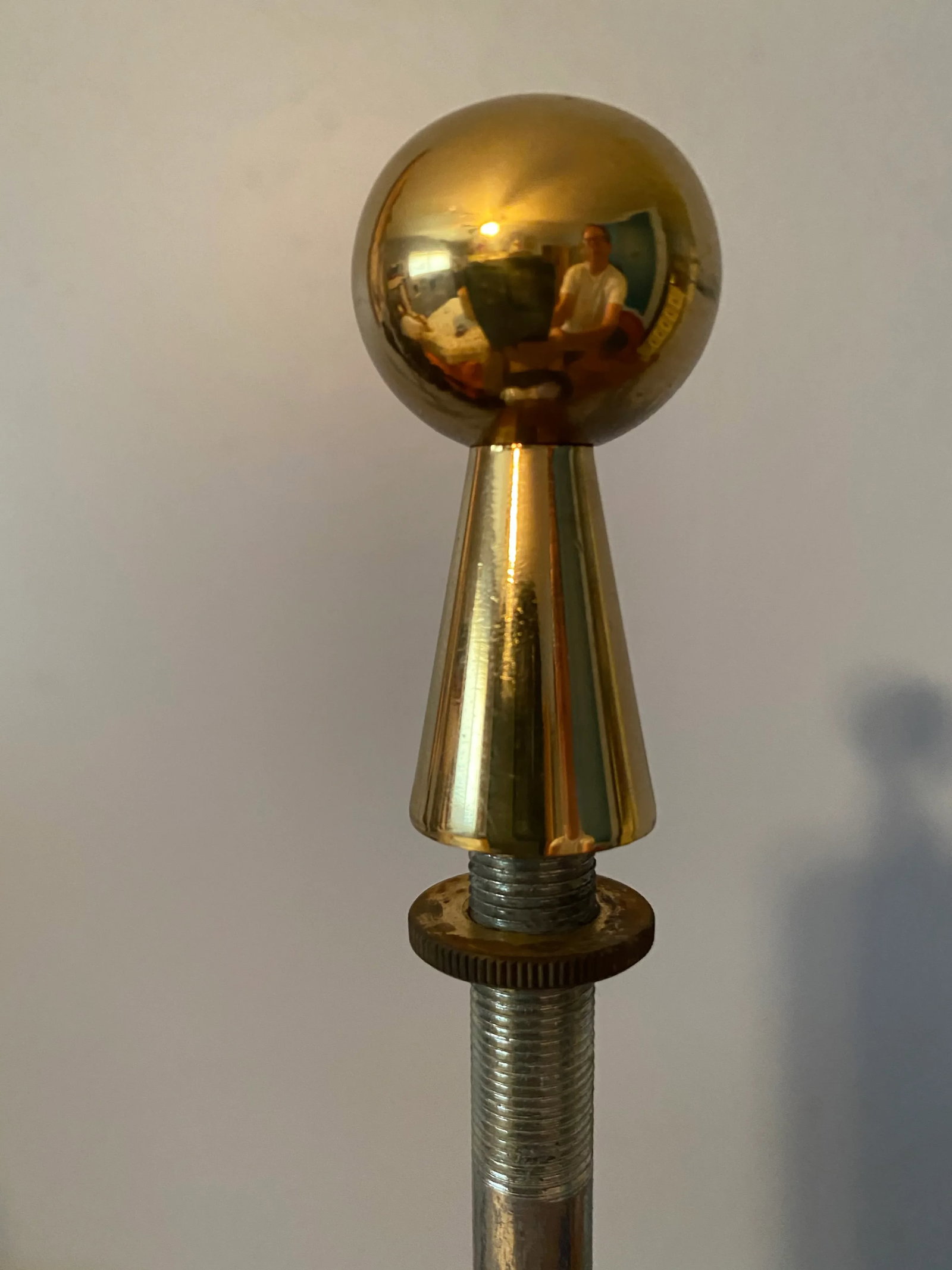Gerald Thurston White Ceramic Totem Lamp for Lightolier - 7