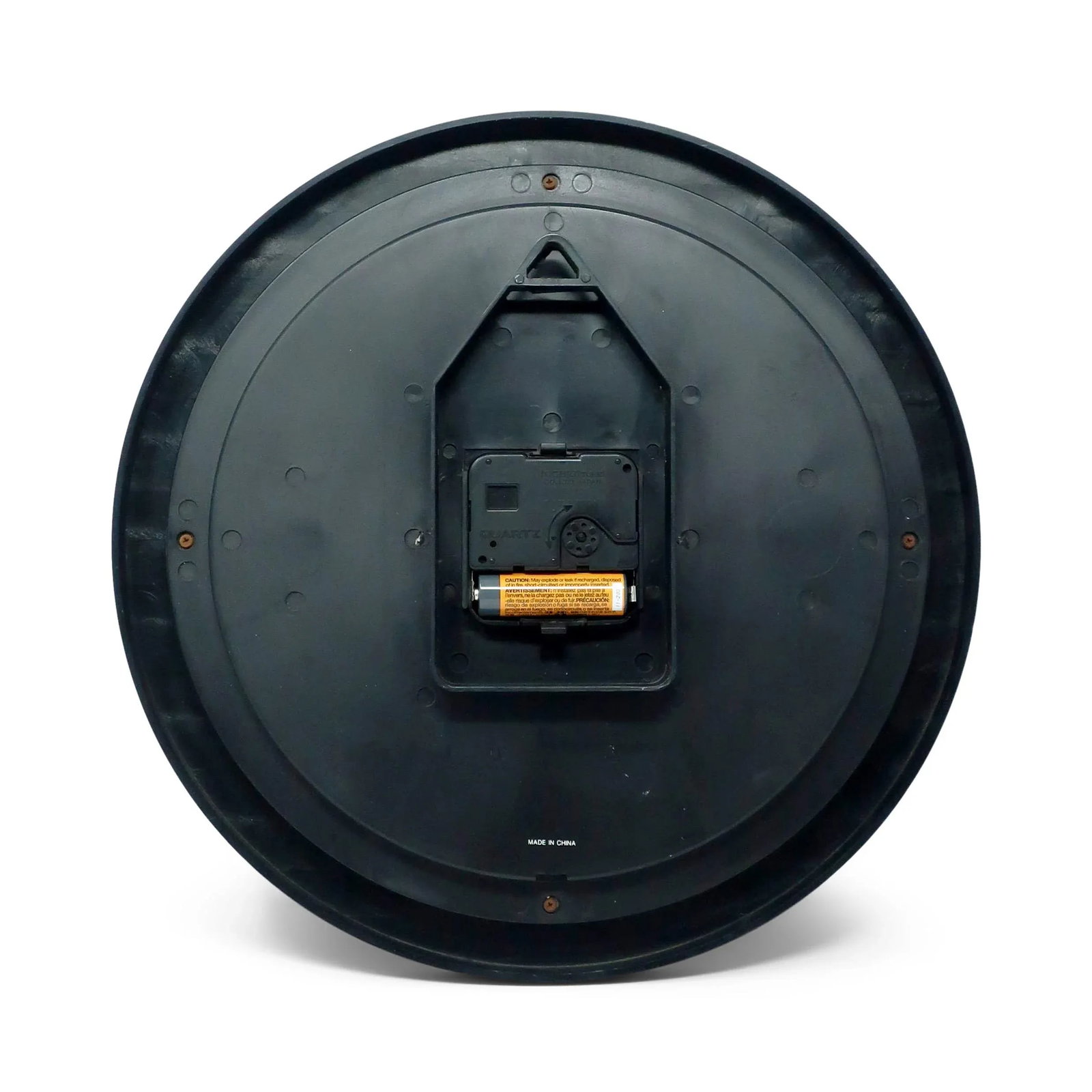 1980s Black Postmodern Wall Clock by Chass - 6