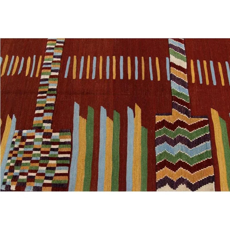 Handwoven Scandinavian Style Persian Kilim Area Rug - 3'9" * 6'3'' - 7