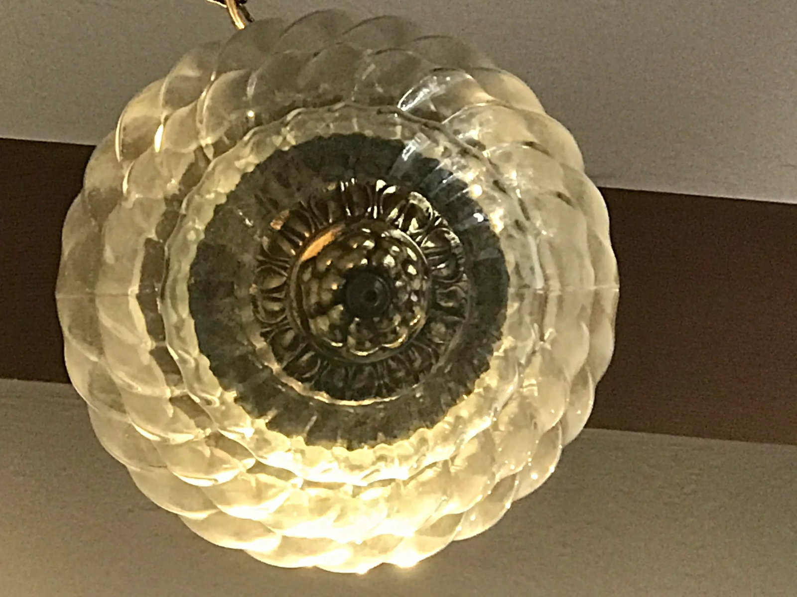 Vintage Hollywood Regency Style Swag Lamp - 4