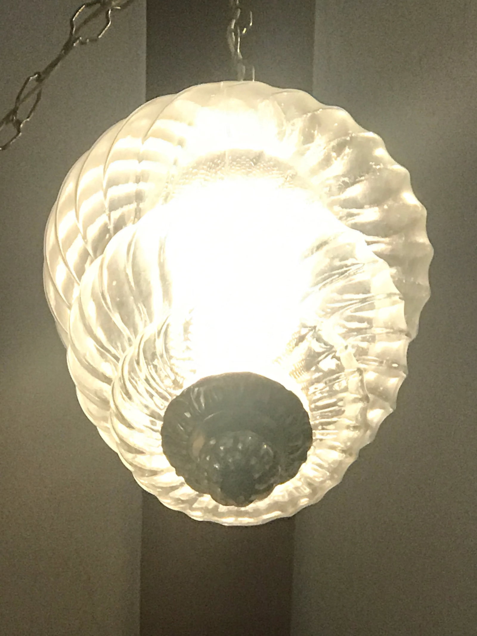 Vintage Hollywood Regency Style Swag Lamp - 5