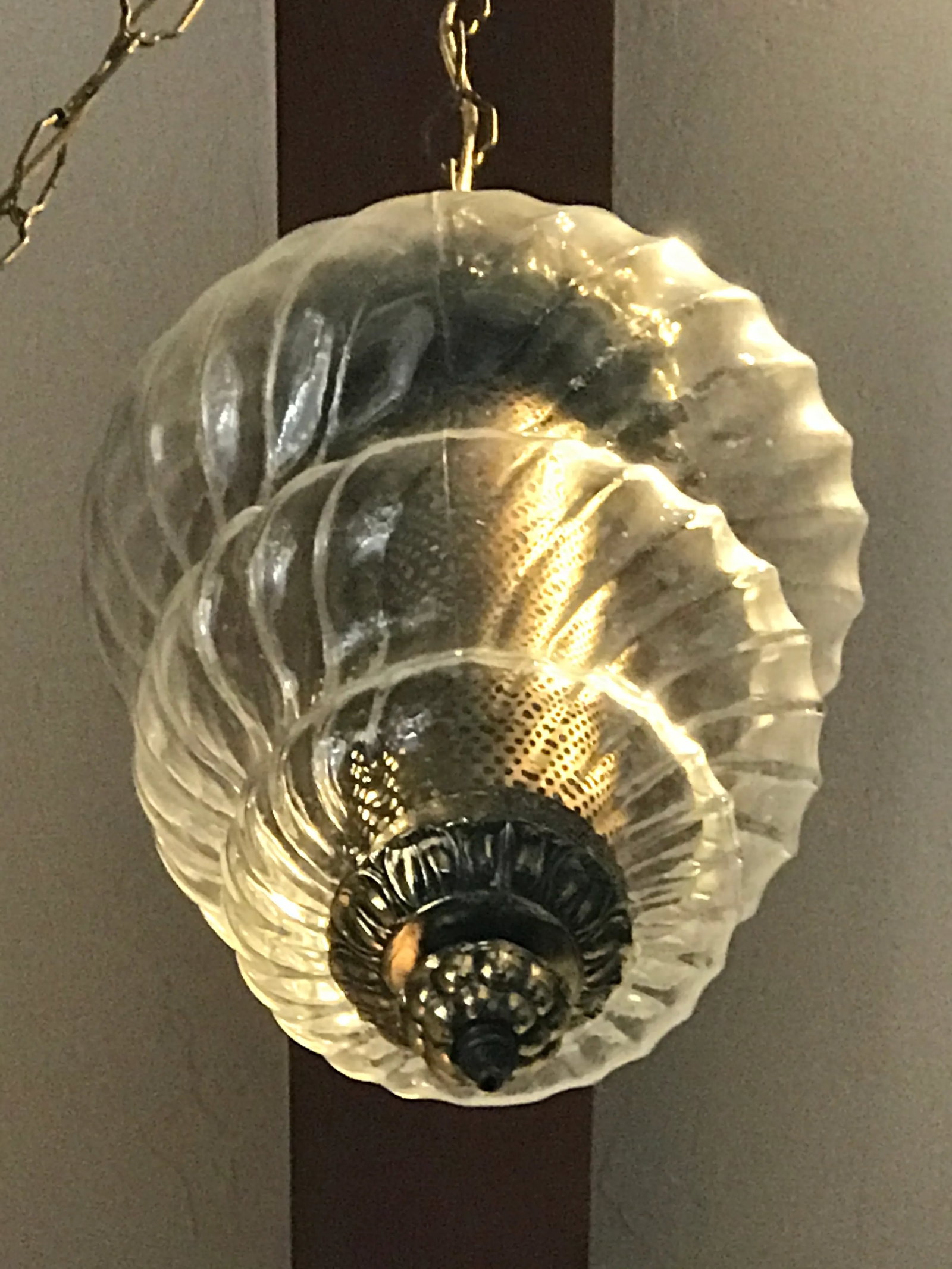 Vintage Hollywood Regency Style Swag Lamp - 6