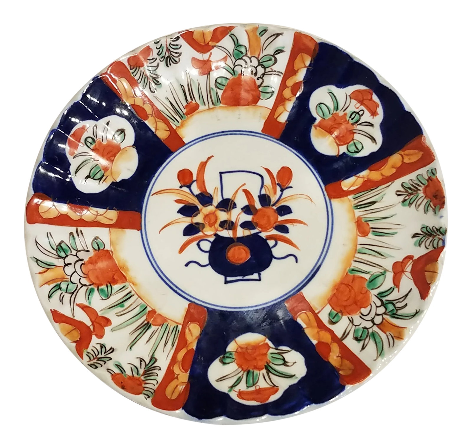 Late 19th Century Imari Plate Found in Northeastern England: Large Imari Plate - Found in Northeastern England Very nice imari plate that has been hand painted.: 11.5" diameter x 1.25"h. Condition: Alterations: Original Condition Unaltered Imperfections: Some