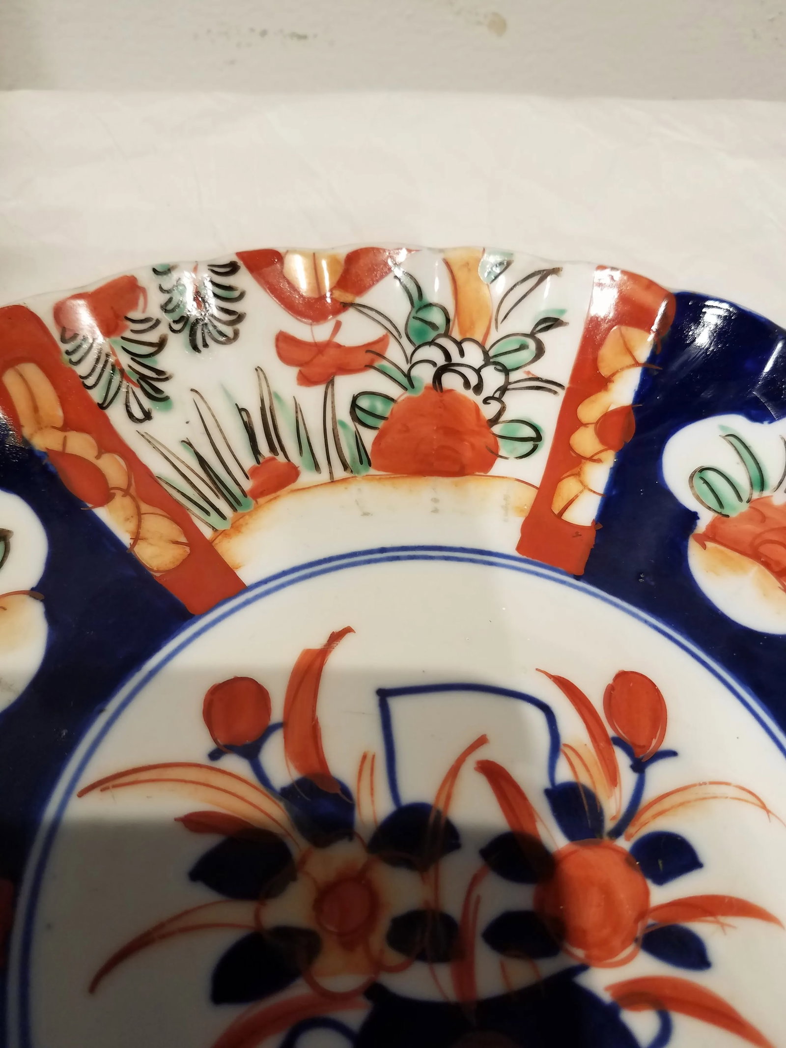 Late 19th Century Imari Plate Found in Northeastern England - 4