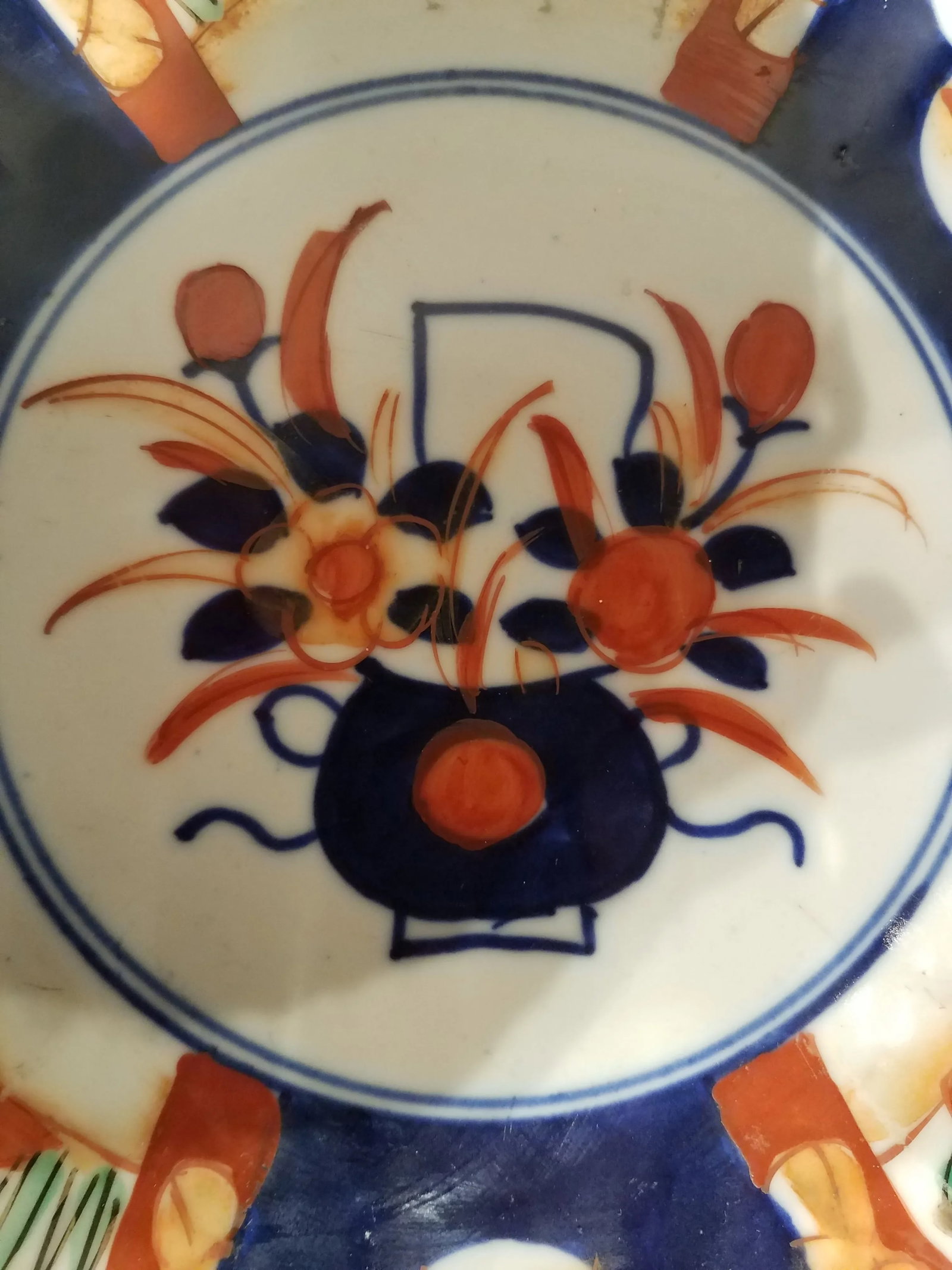 Late 19th Century Imari Plate Found in Northeastern England - 6
