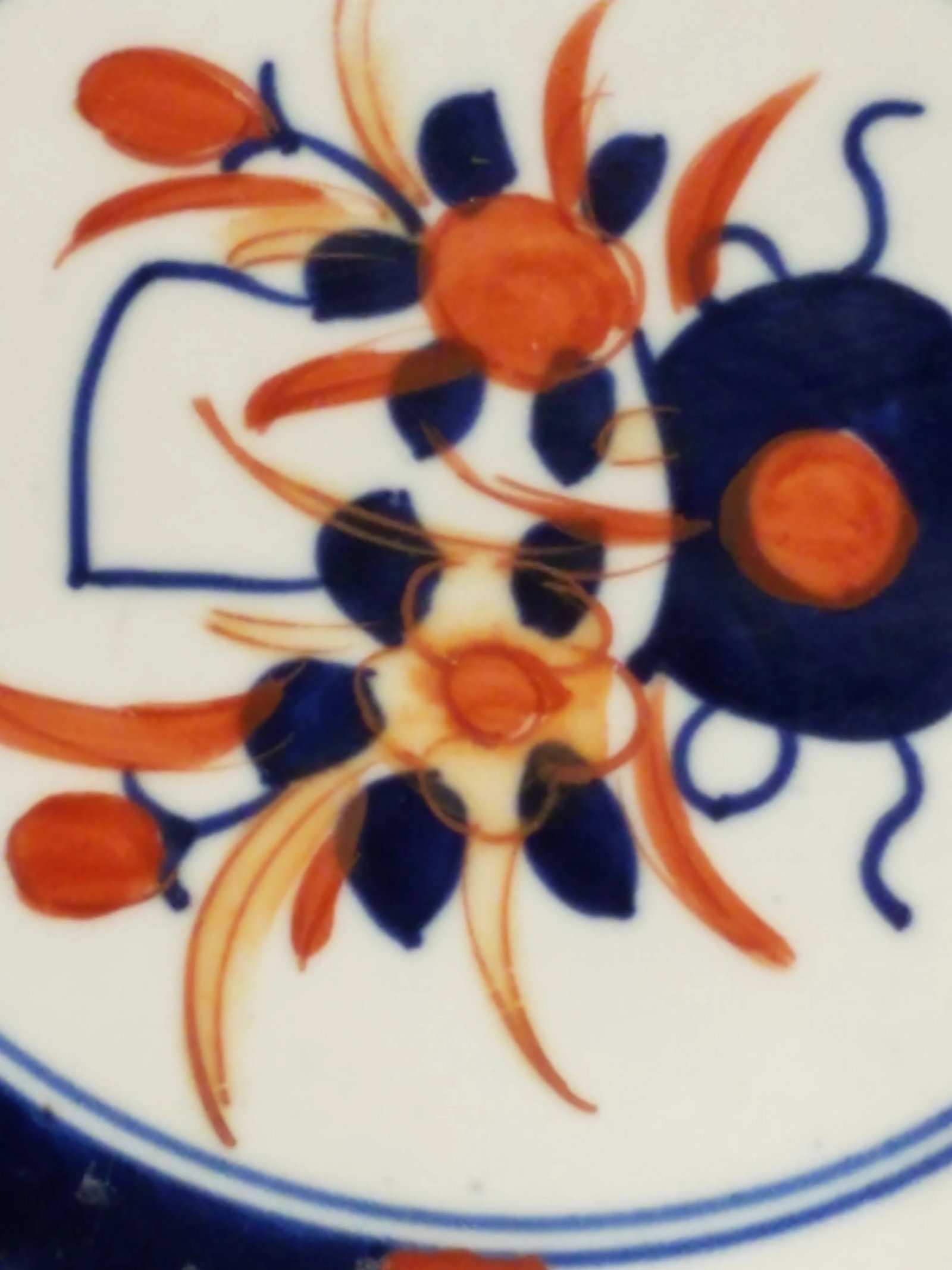 Late 19th Century Imari Plate Found in Northeastern England - 7